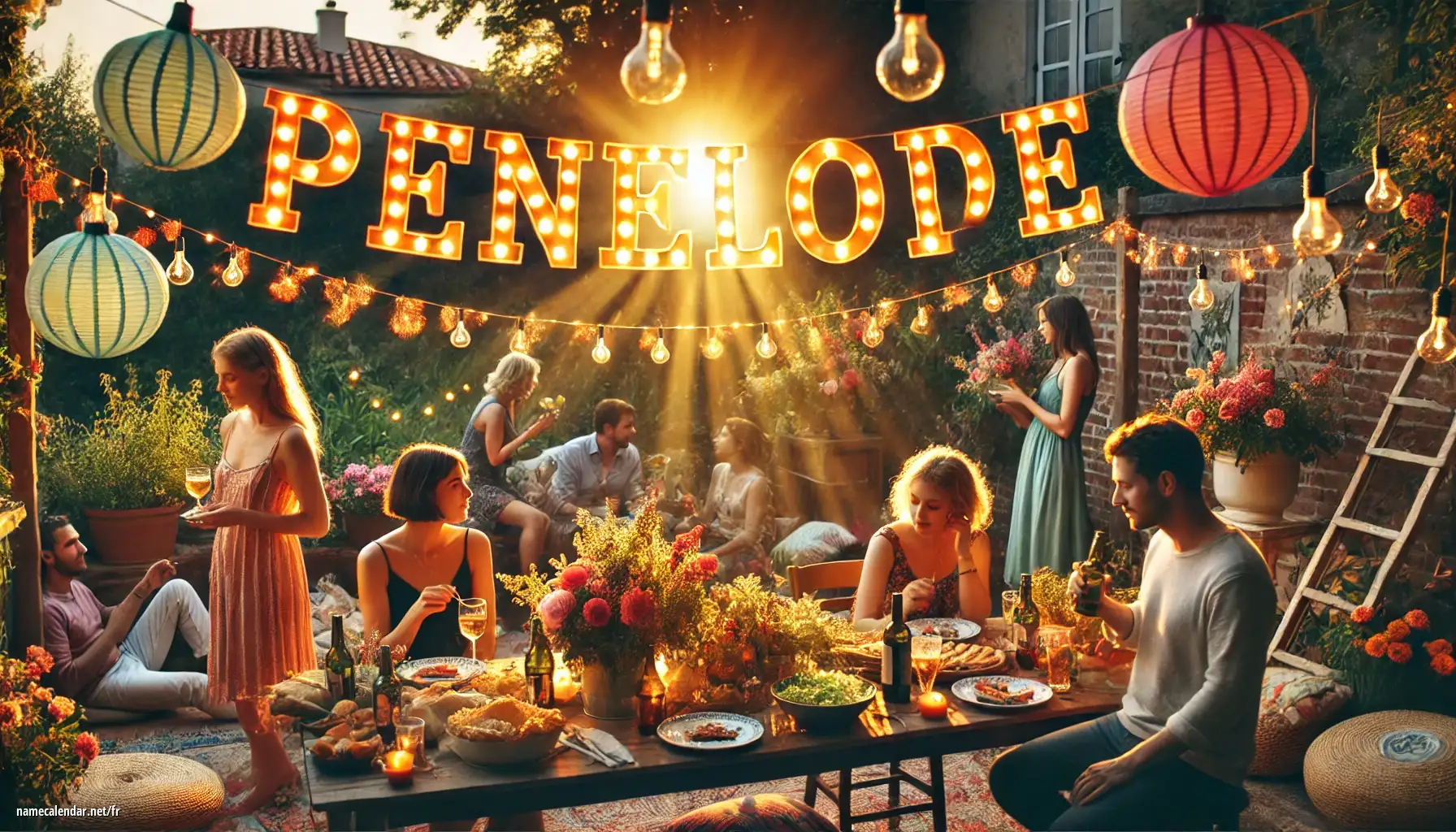 Célébration du jour du nom et du nom - Penelope