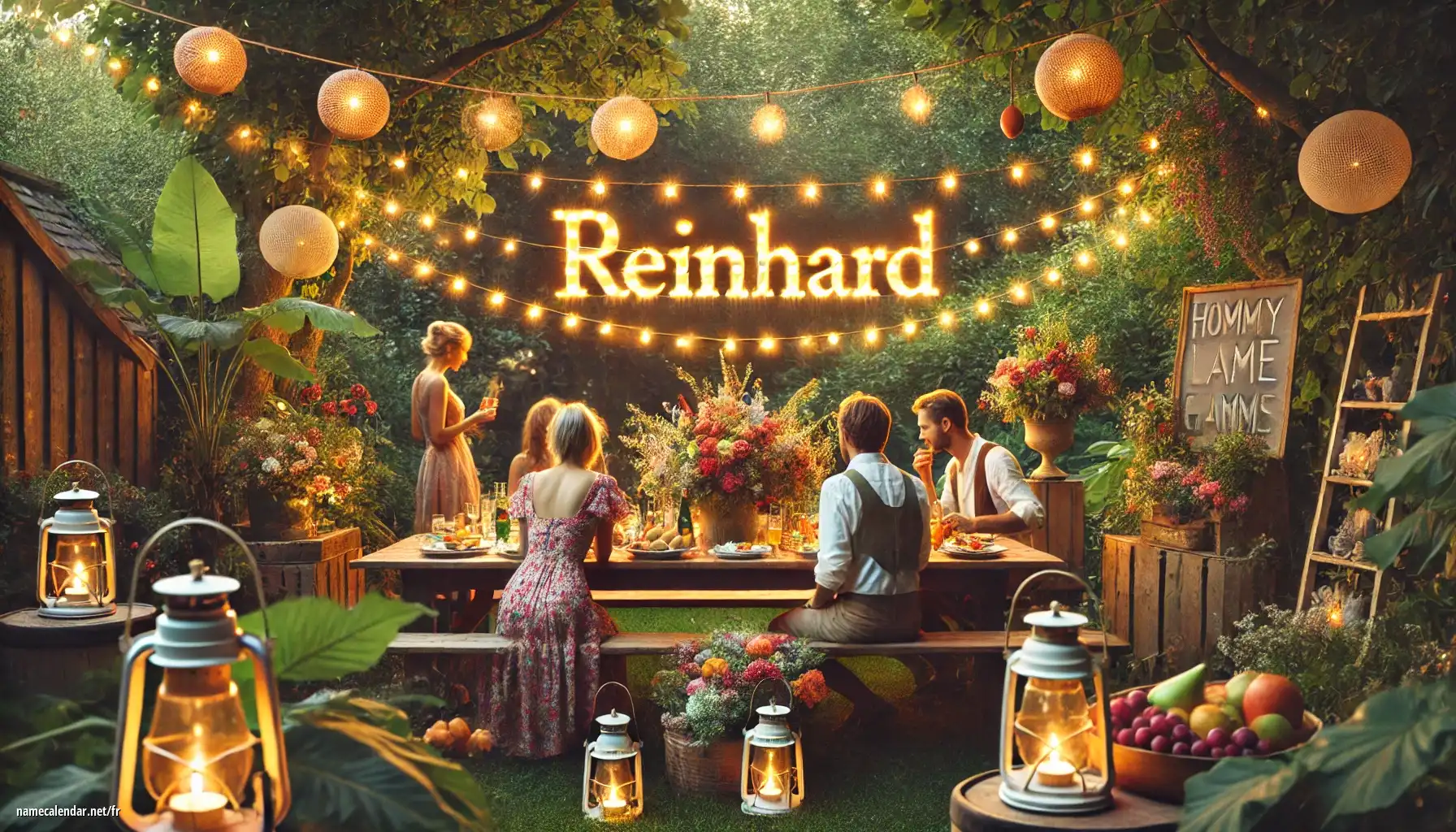 Célébration du jour du nom et du nom - Reinhard