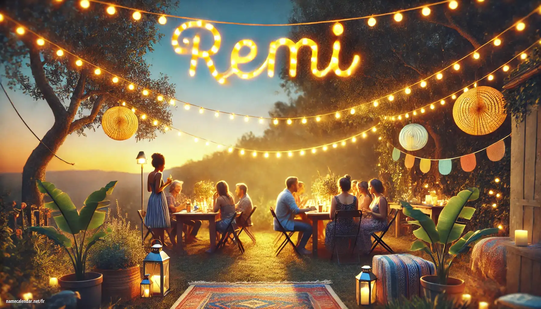 Célébration du jour du nom et du nom - Remi