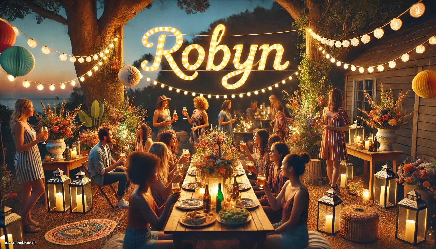 Célébration du jour du nom et du nom - Robyn