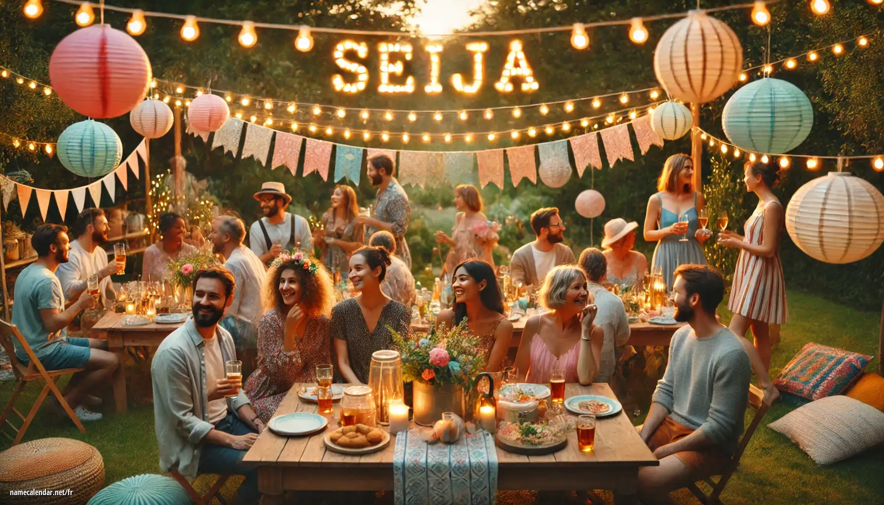 Célébration du jour du nom et du nom - Seija