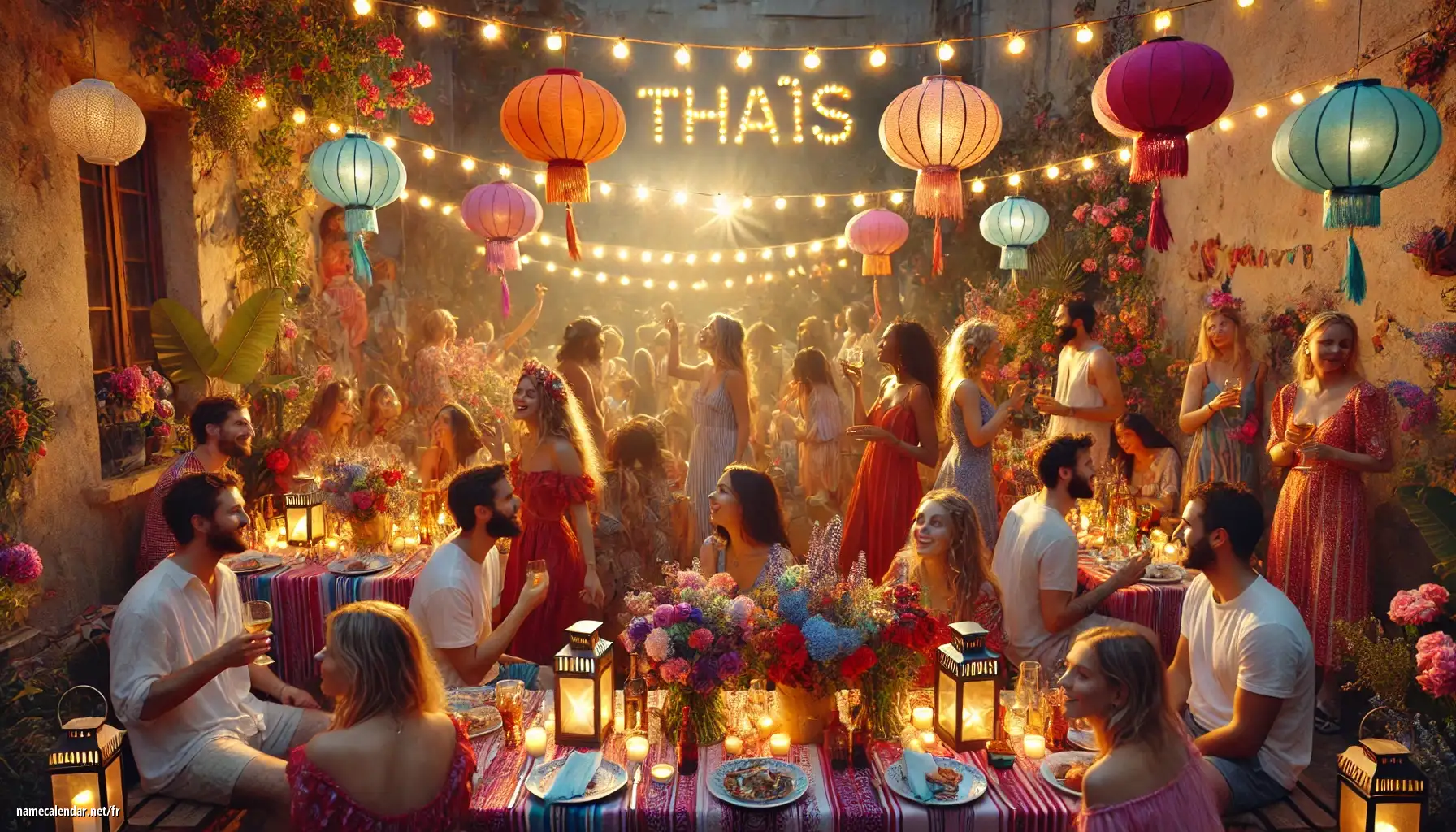 Célébration du jour du nom et du nom - Thaïs