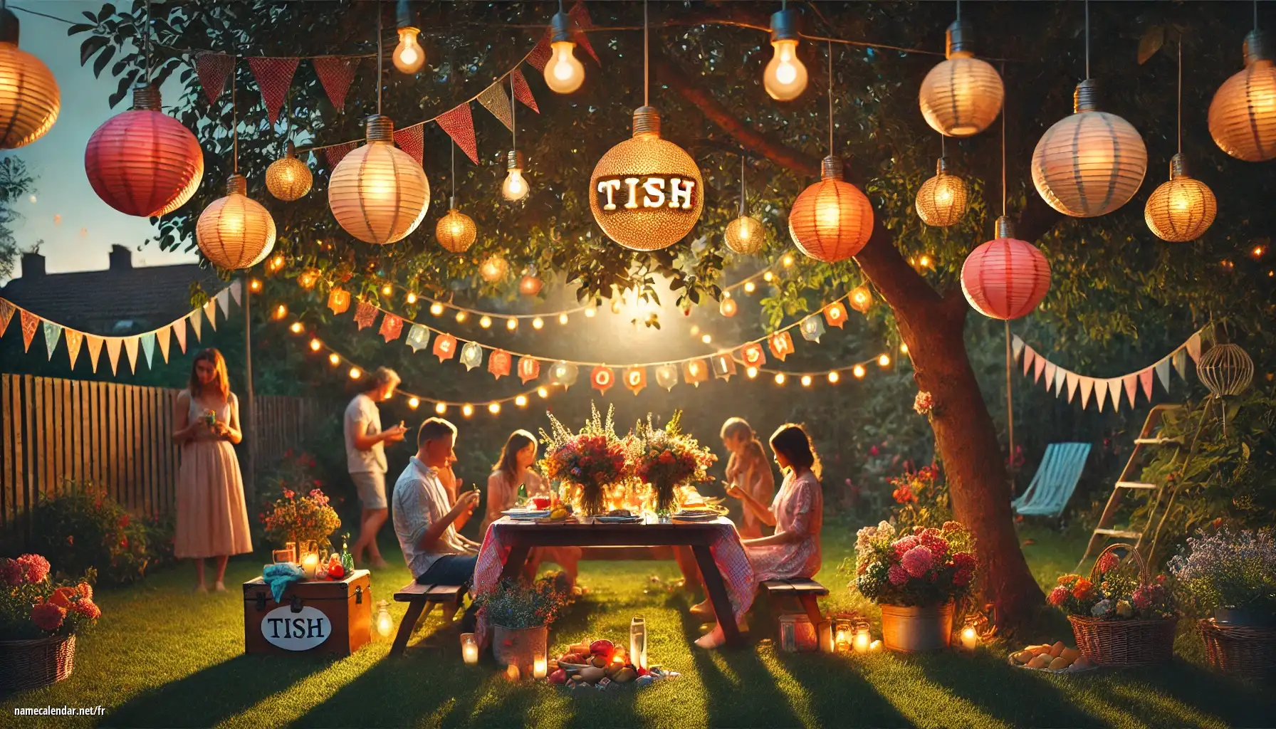 Célébration du jour du nom et du nom - Tish