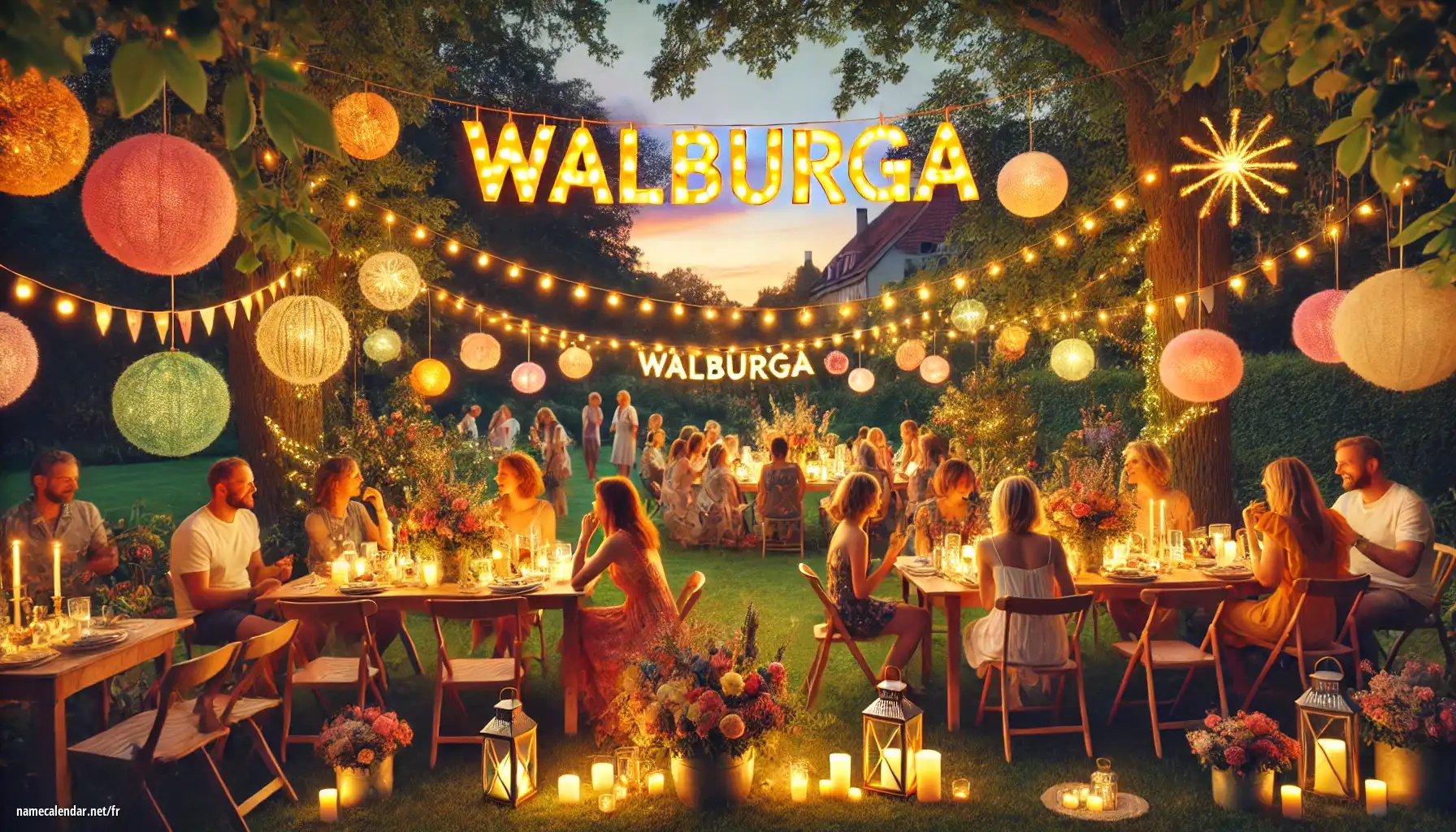 Célébration du jour du nom et du nom - Walburga