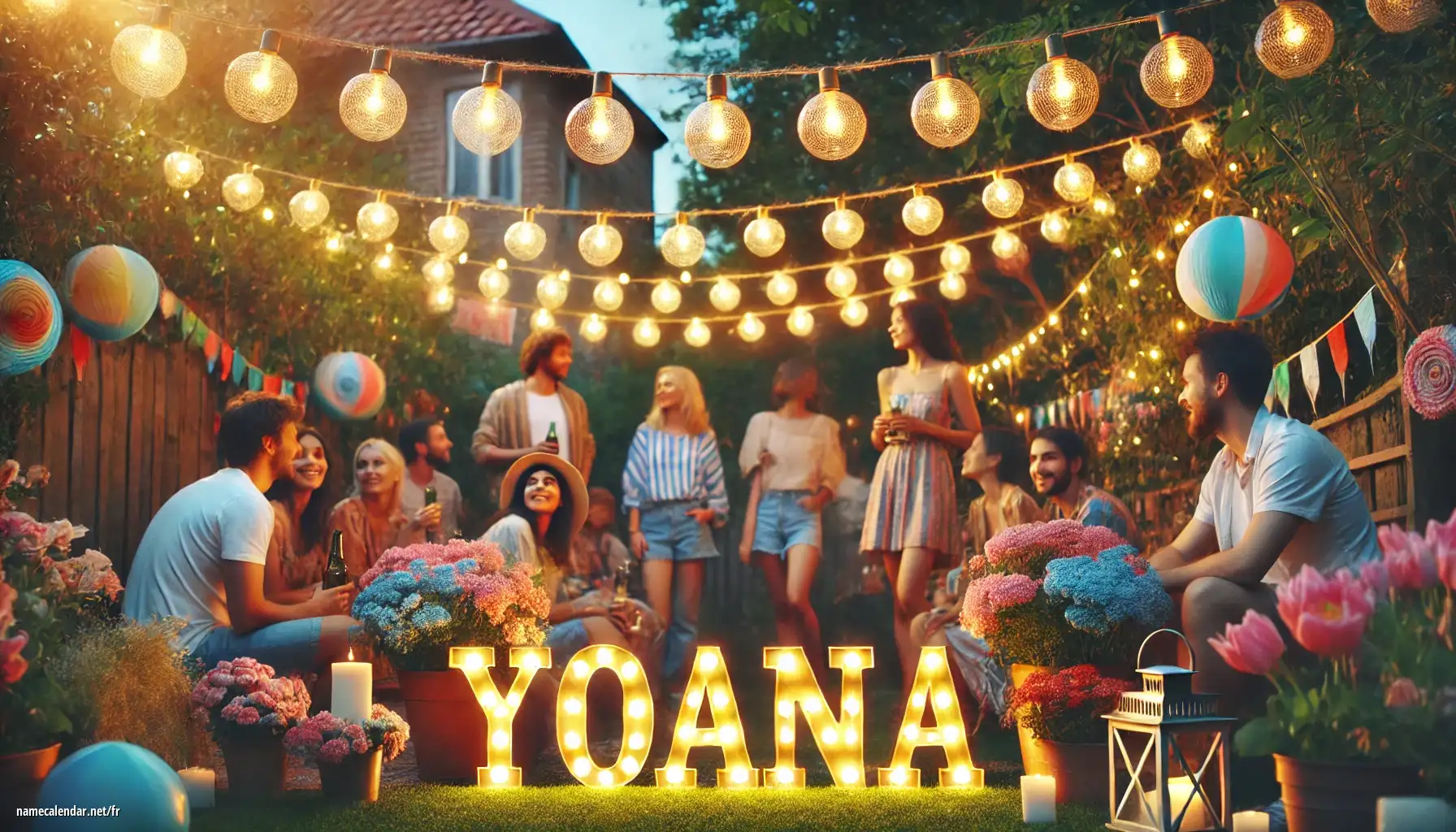 Célébration du jour du nom et du nom - Yoana