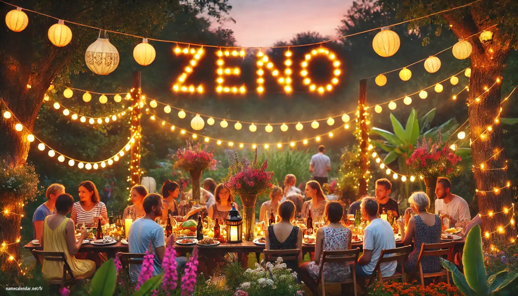 Célébration du jour du nom et du nom - Zénó