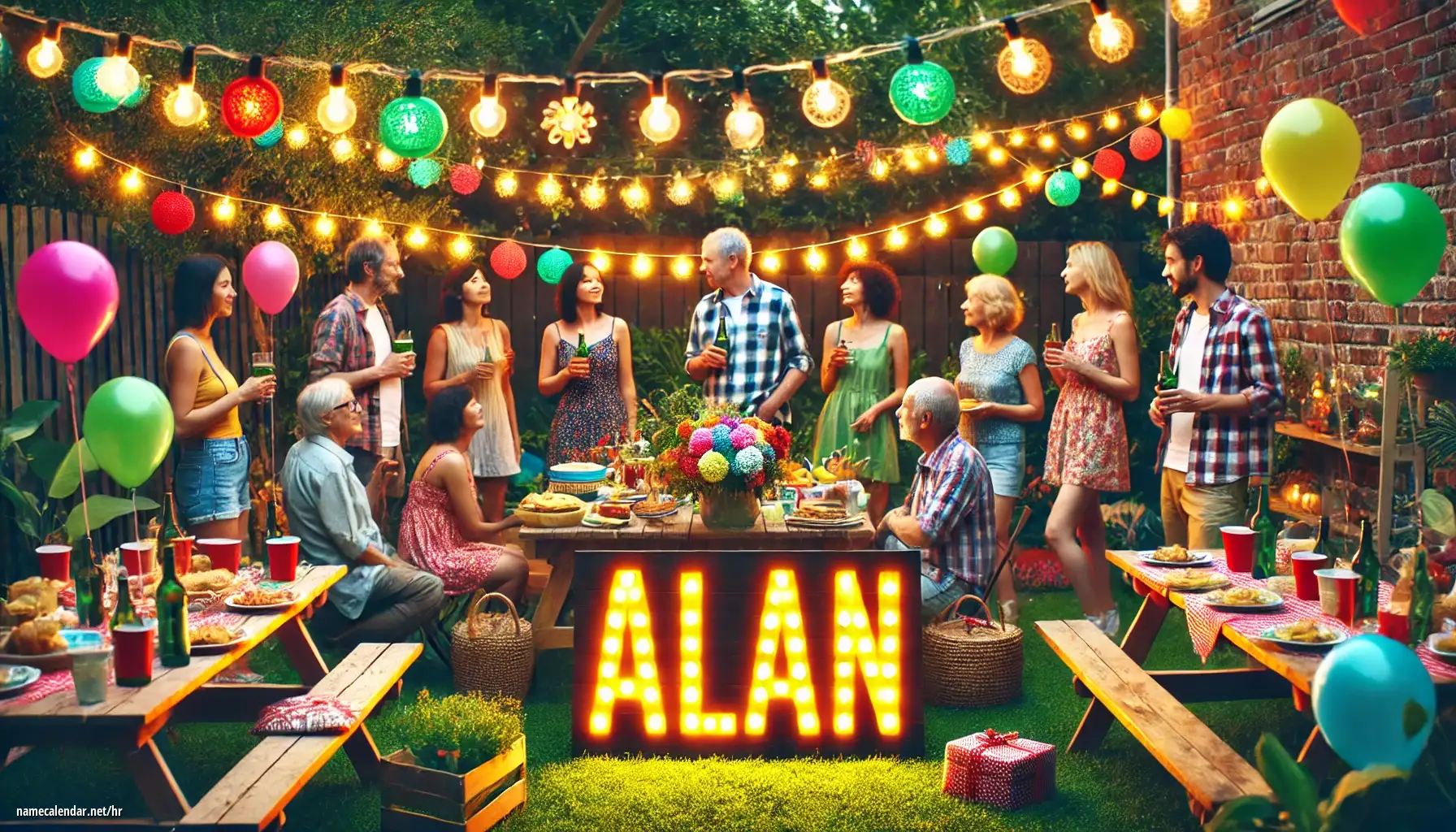 Proslava imendana i imendana - Alan