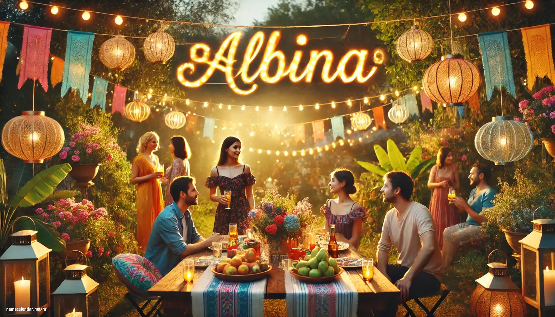 Proslava imendana i imendana - Albína