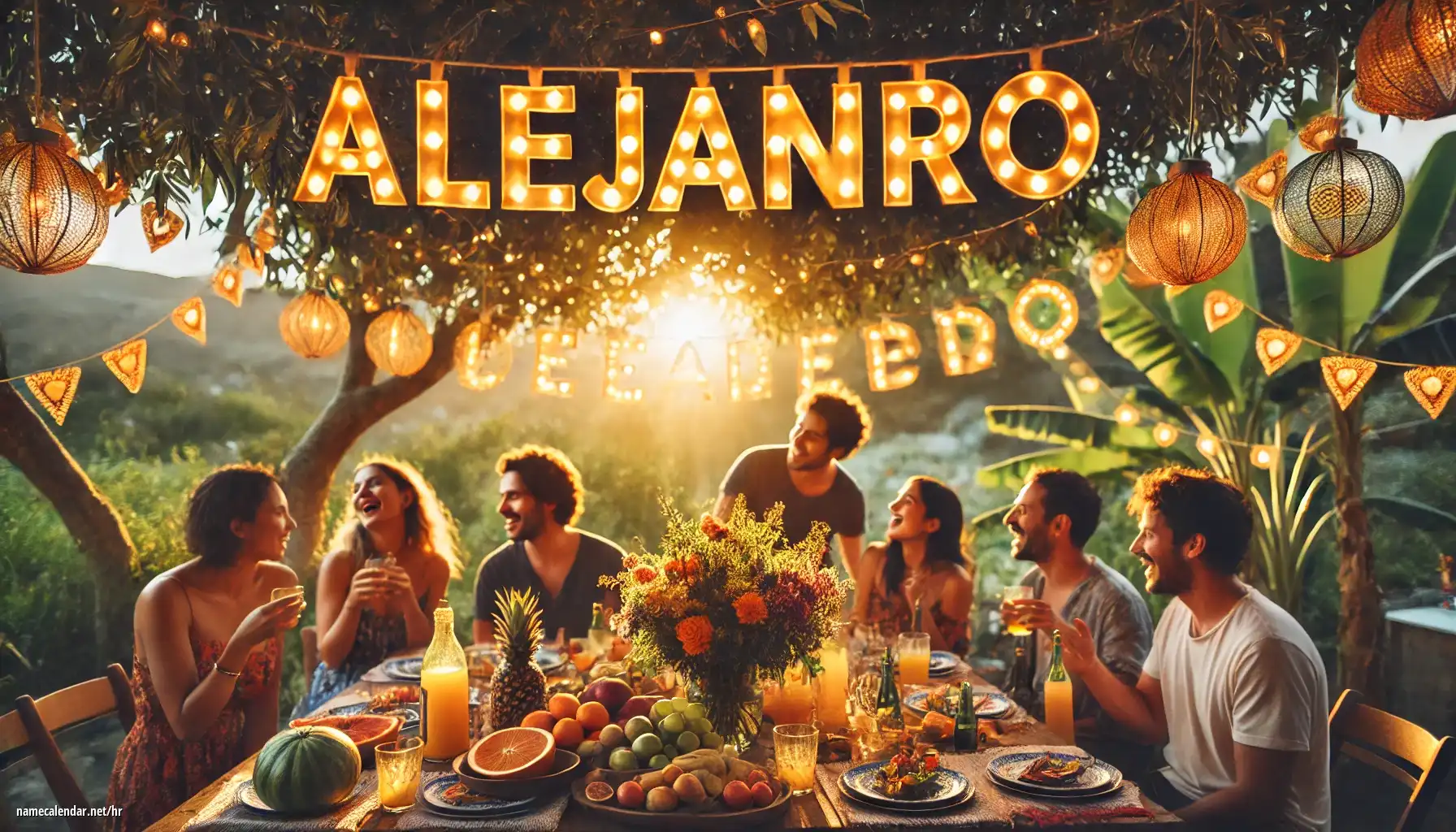 Proslava imendana i imendana - Alejandro