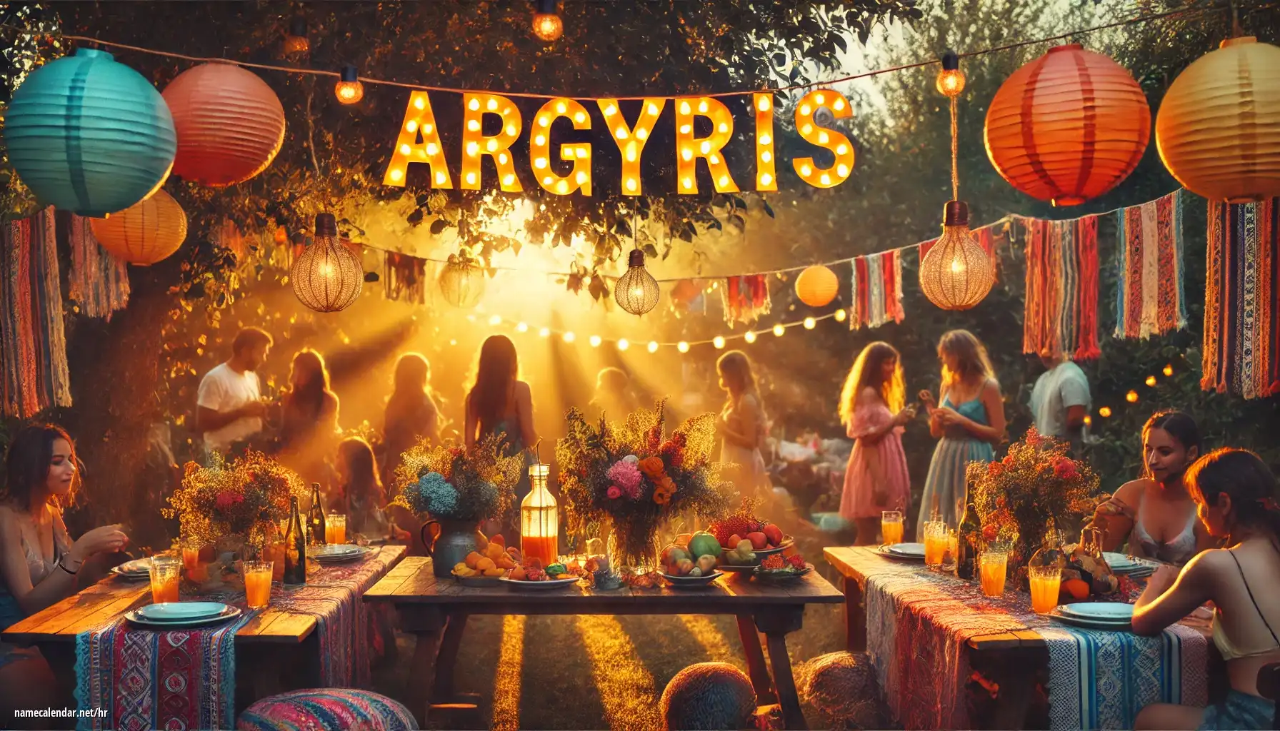 Proslava imendana i imendana - Argyris