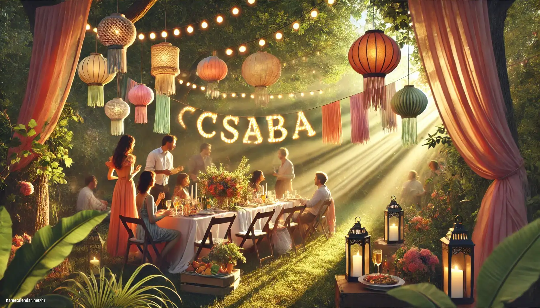 Proslava imendana i imendana - Csaba