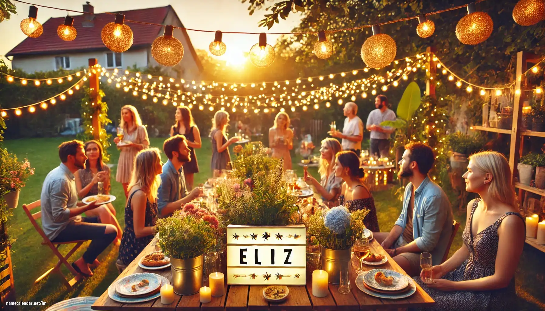 Proslava imendana i imendana - Eliz