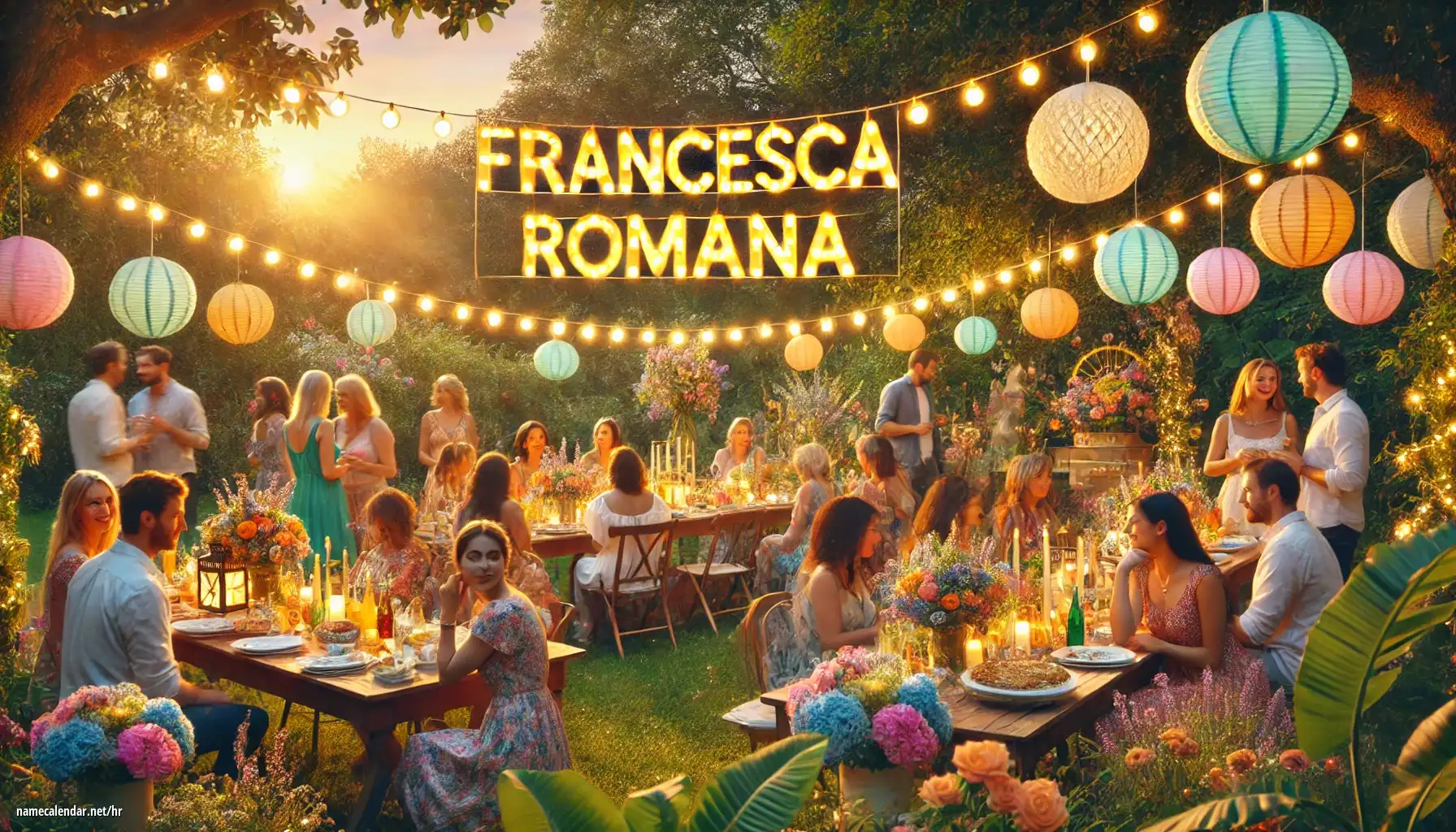 Proslava imendana i imendana - Francesca Romana