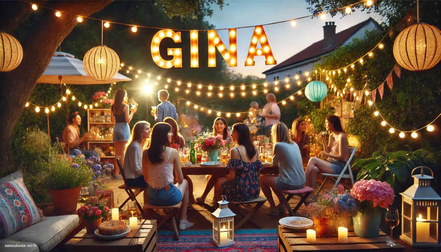 Proslava imendana i imendana - Gina