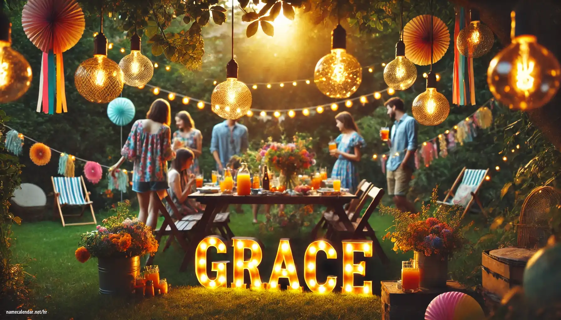 Proslava imendana i imendana - Grace