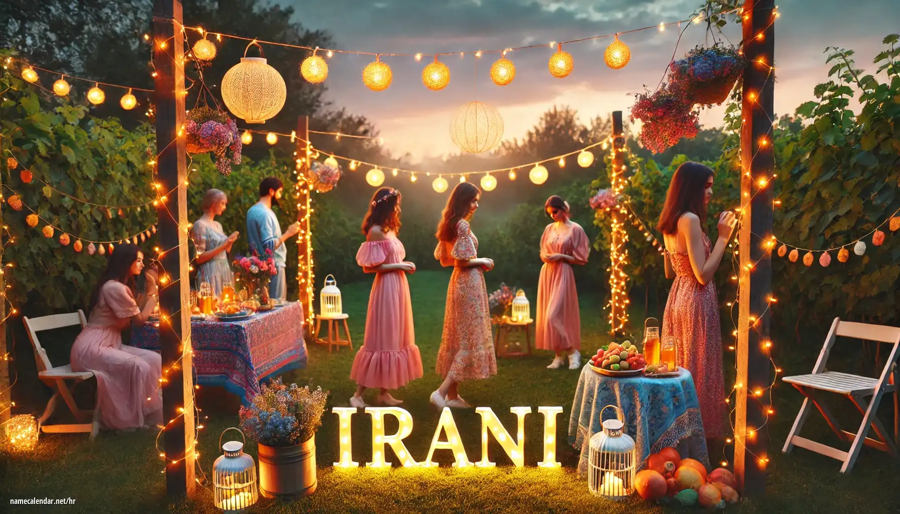 Proslava imendana i imendana - Irani