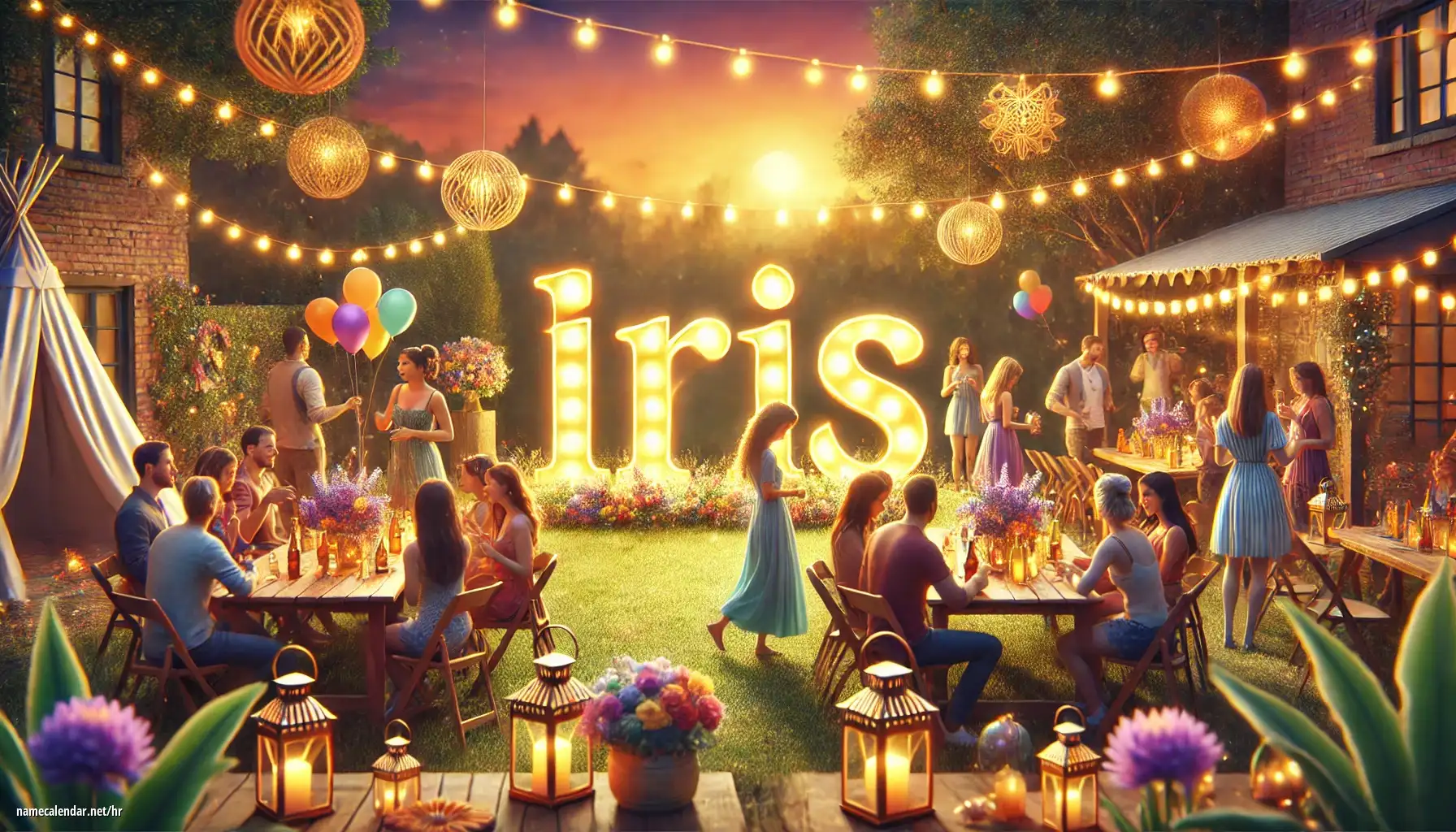 Proslava imendana i imendana - Iris