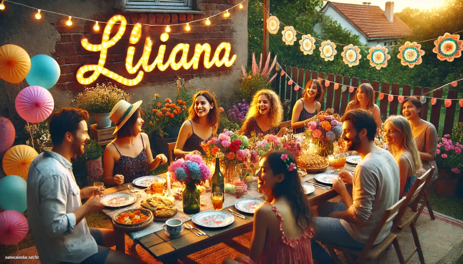 Proslava imendana i imendana - Liliána