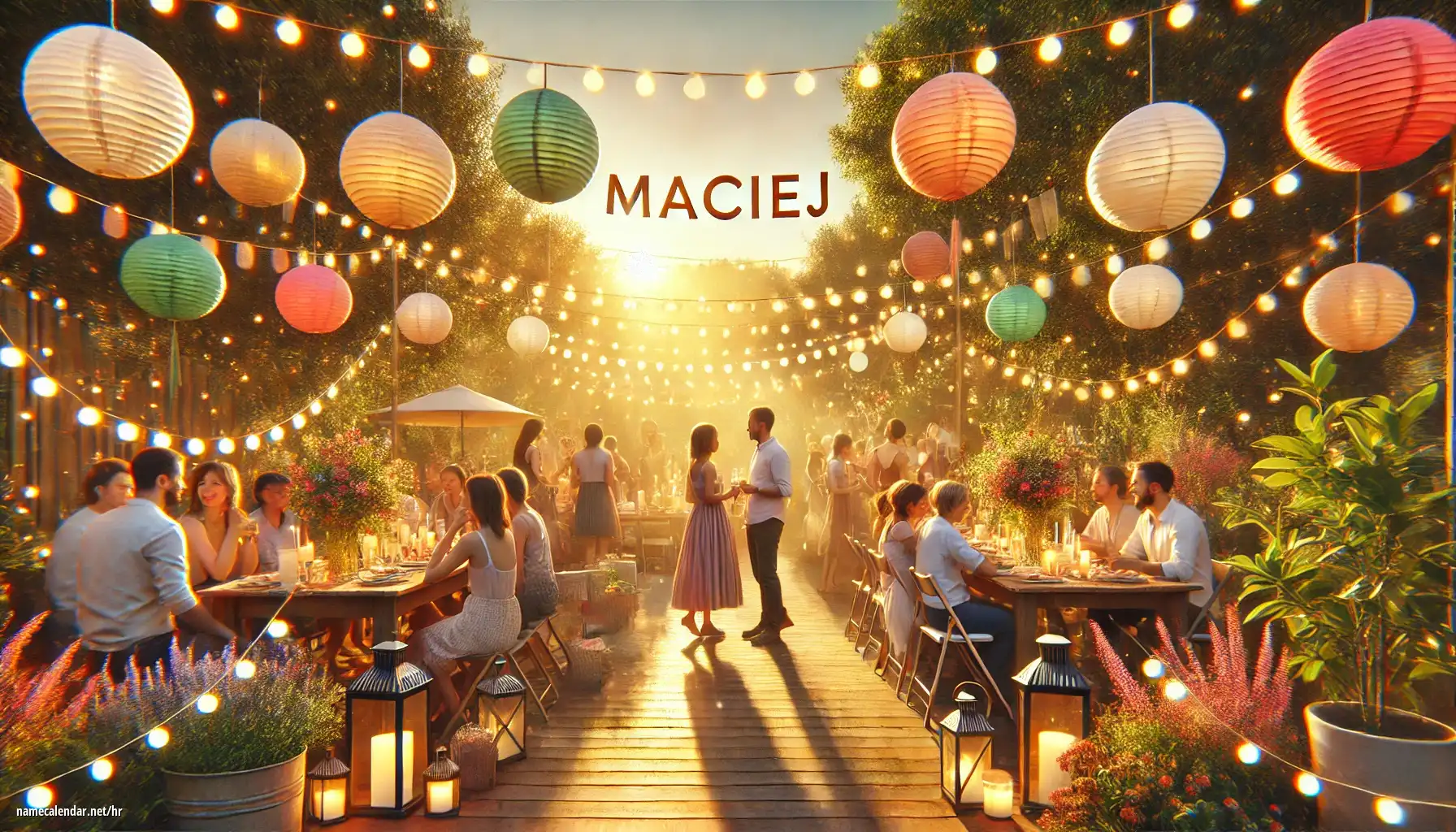 Proslava imendana i imendana - Maciej