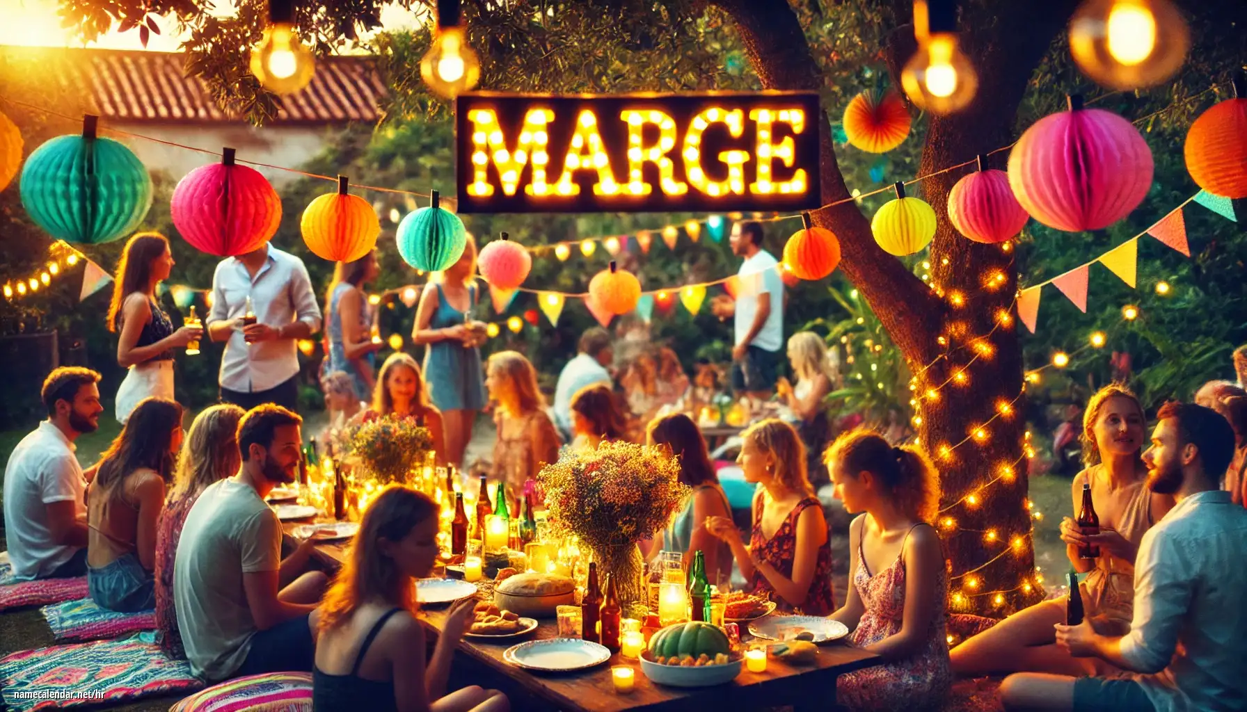 Proslava imendana i imendana - Marge