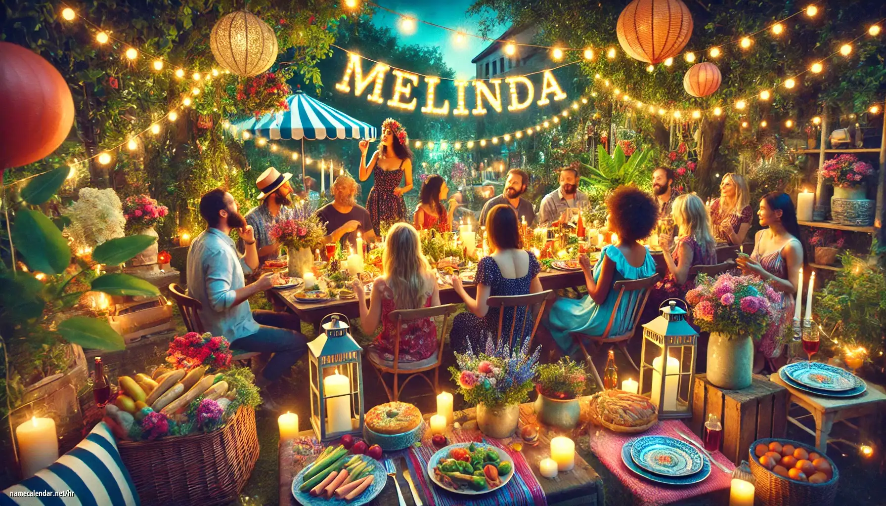 Proslava imendana i imendana - Melinda