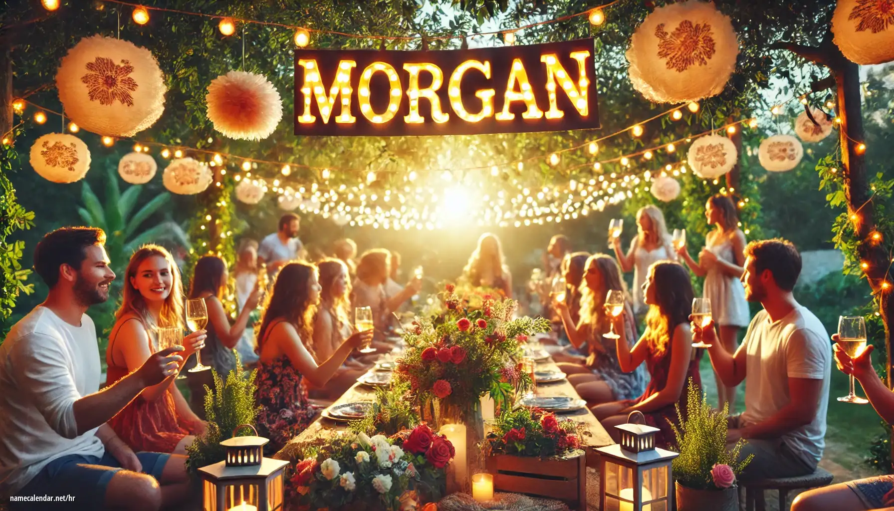 Proslava imendana i imendana - Morgan