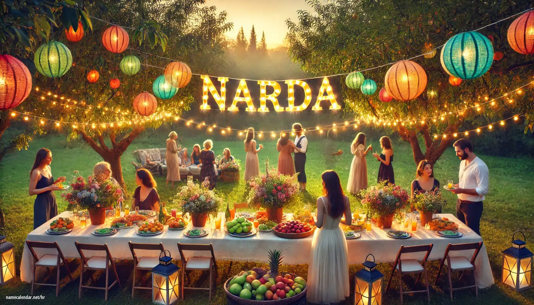 Proslava imendana i imendana - Narda