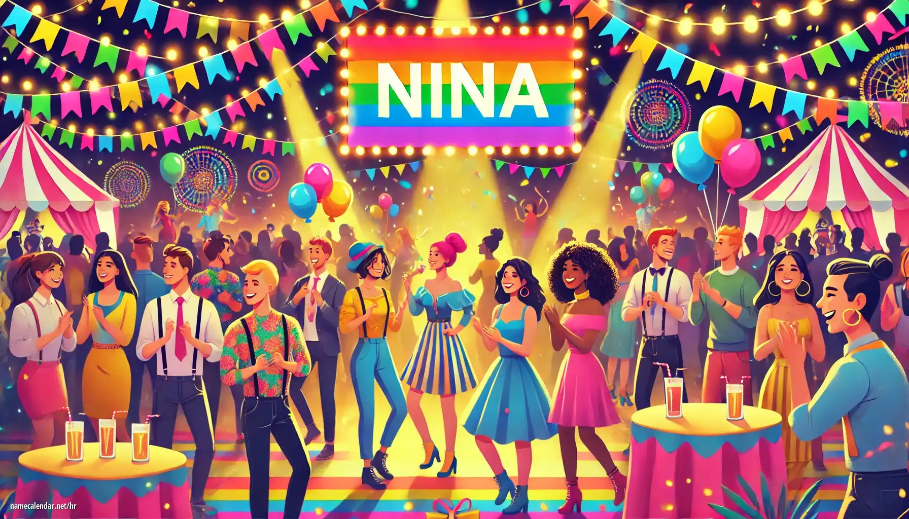 Proslava imendana i imendana - Nina