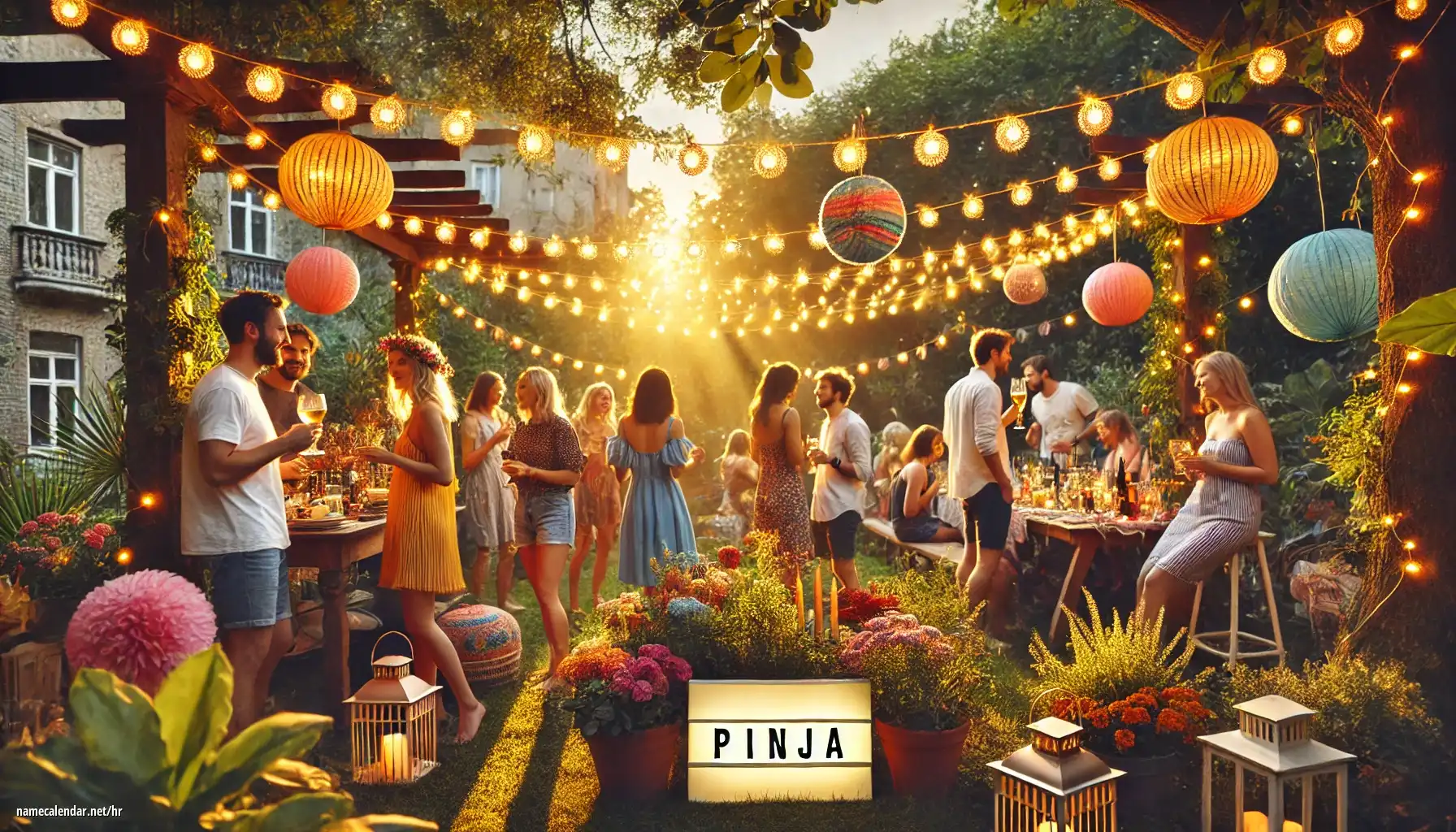 Proslava imendana i imendana - Pinja