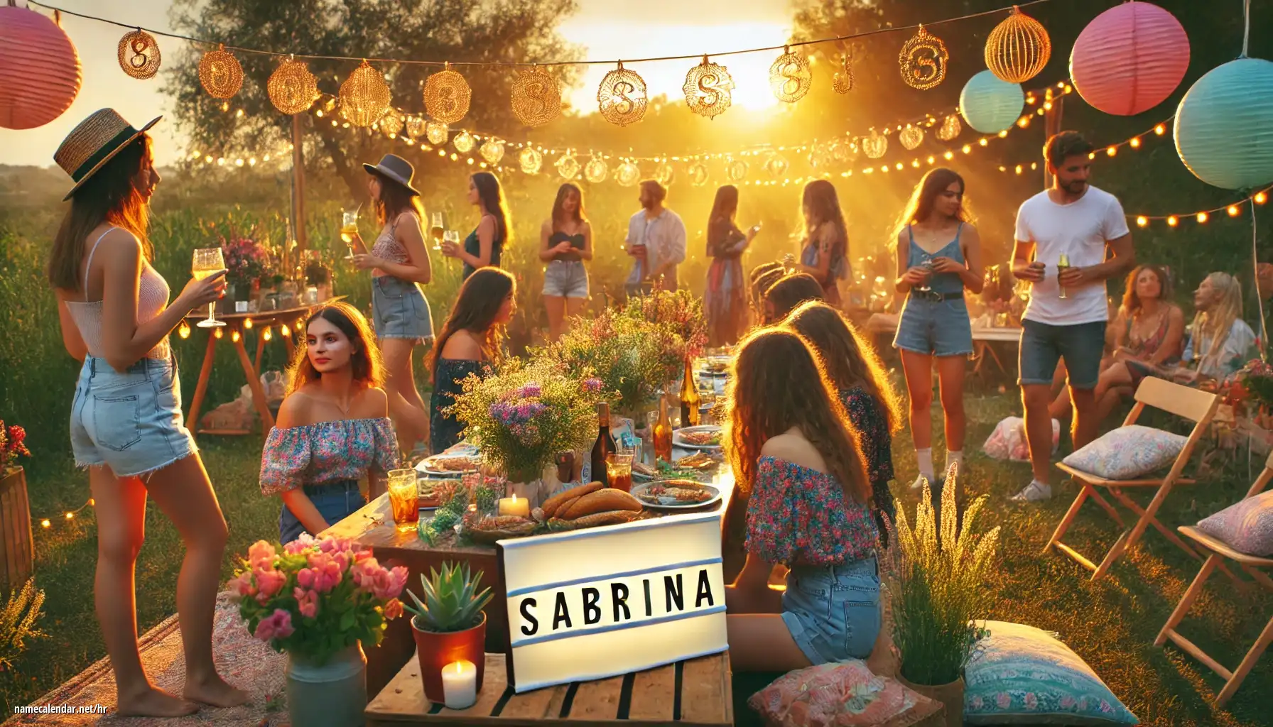 Proslava imendana i imendana - Sabrina