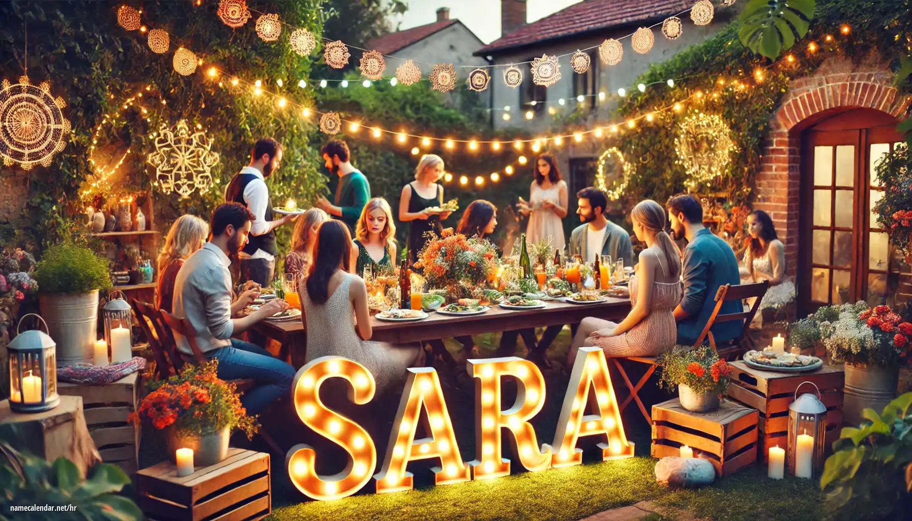 Proslava imendana i imendana - Sara