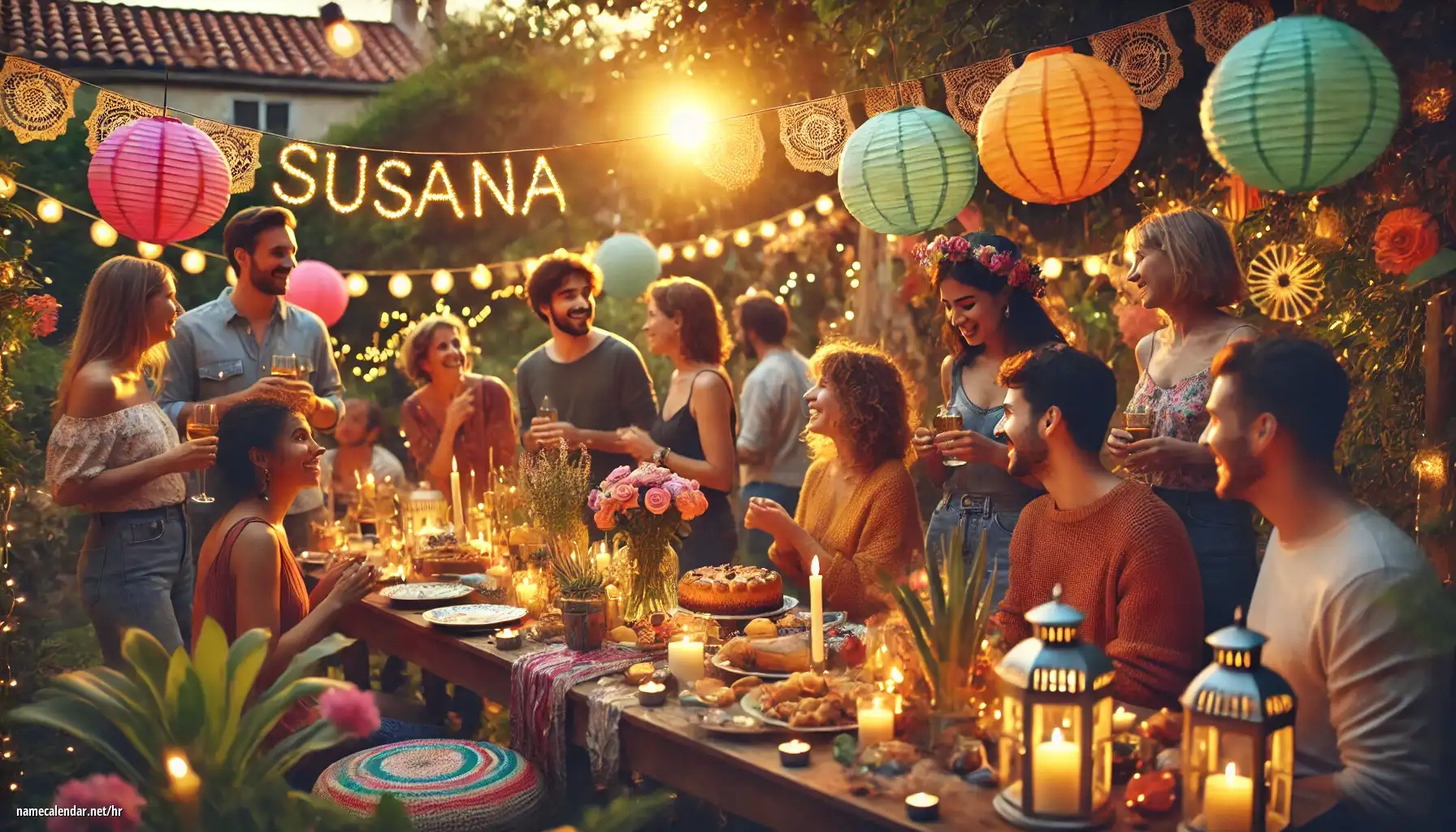 Proslava imendana i imendana - Susana