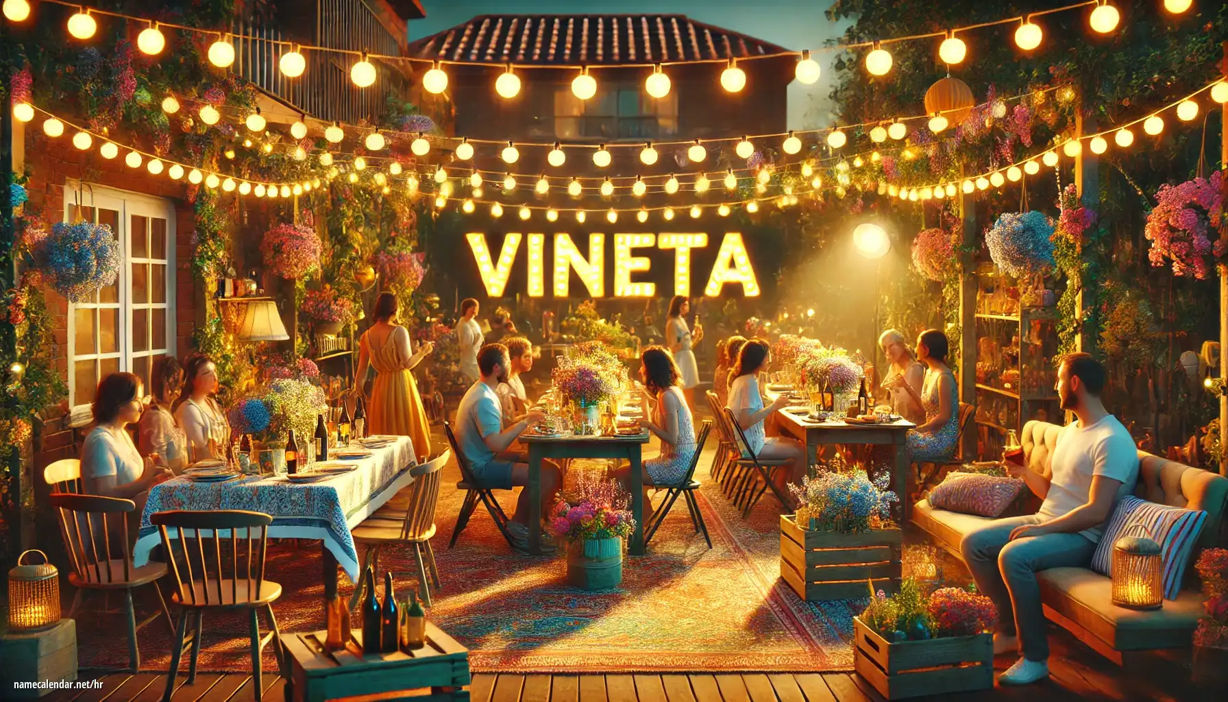 Proslava imendana i imendana - Vineta