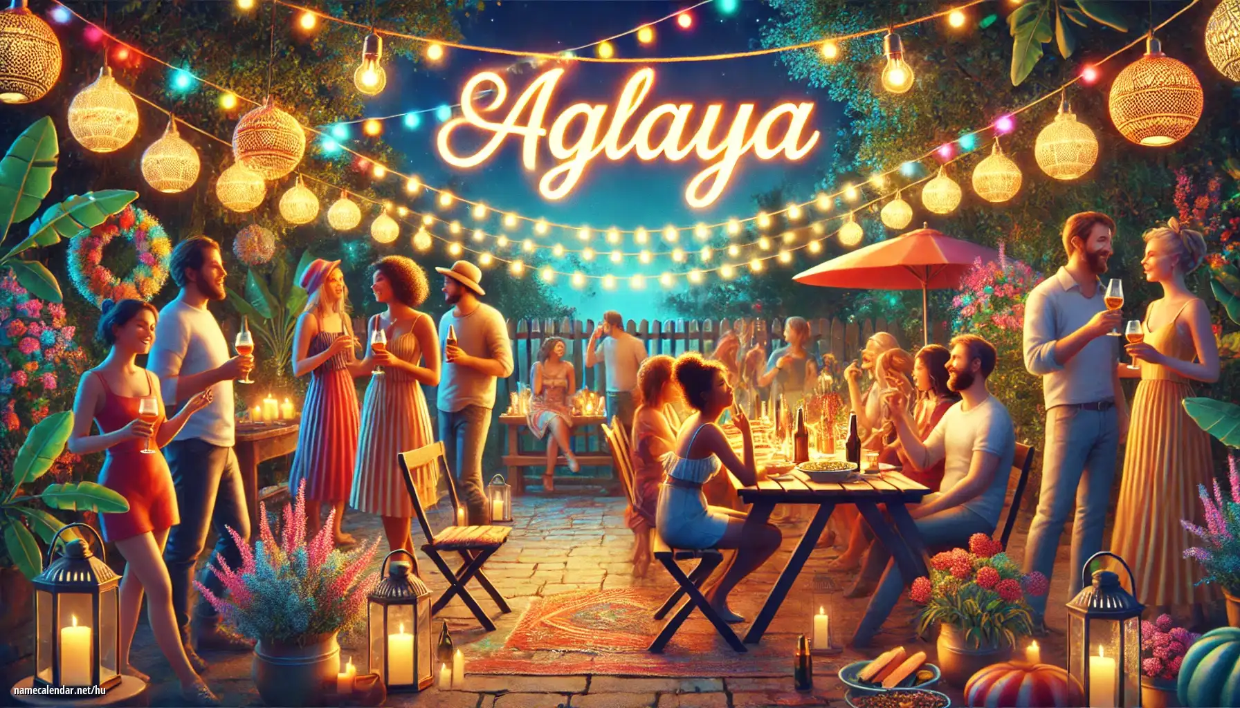 Névnap és név megünneplése - Aglaya