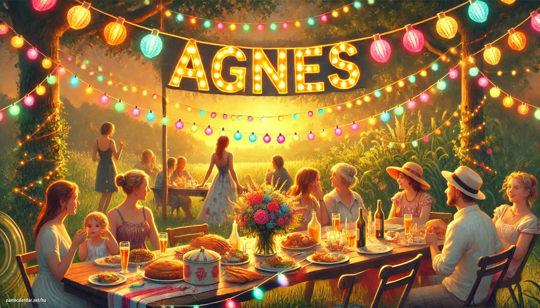 Névnap és név megünneplése - Agnès