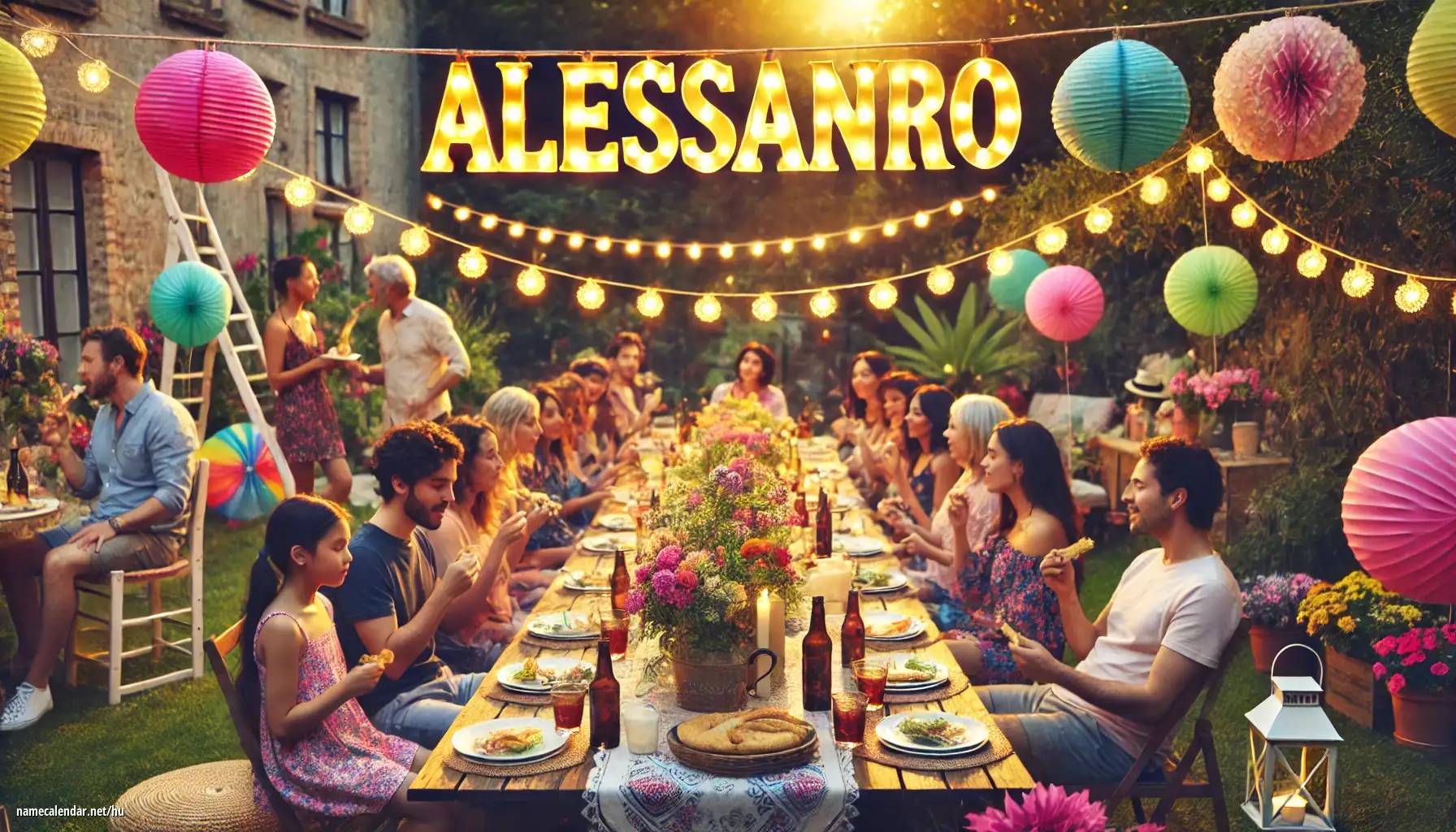 Névnap és név megünneplése - Alessandro
