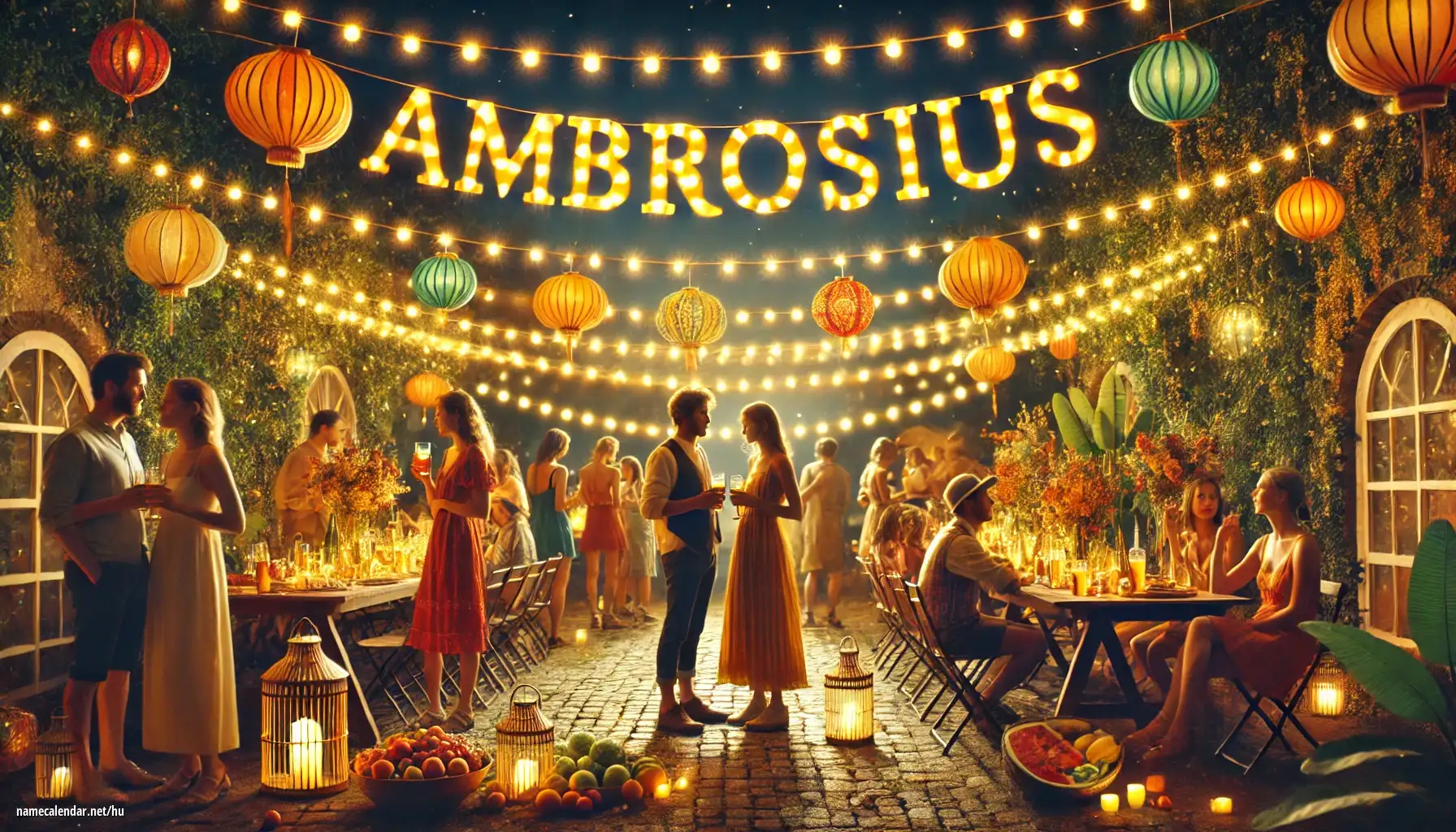 Névnap és név megünneplése - Ambrosius