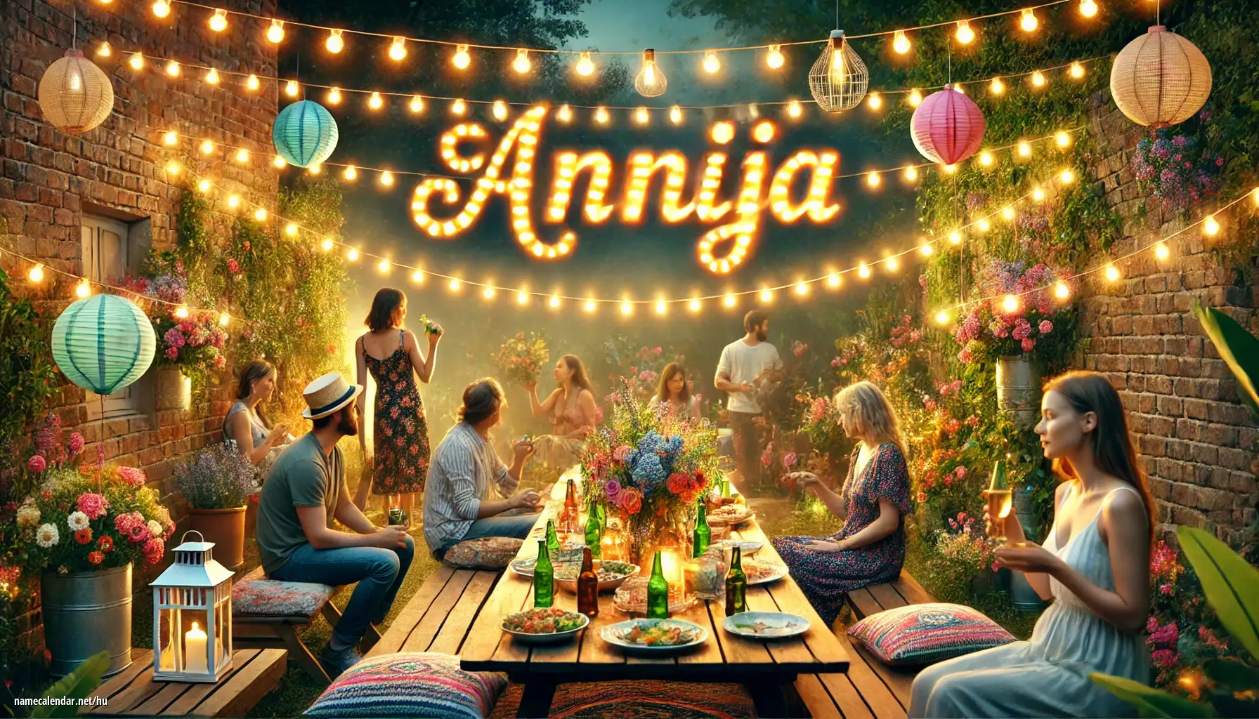 Névnap és név megünneplése - Annija