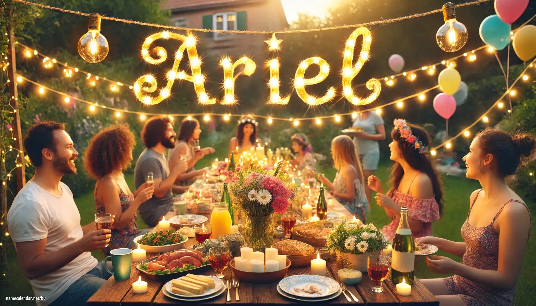 Névnap és név megünneplése - Ariel