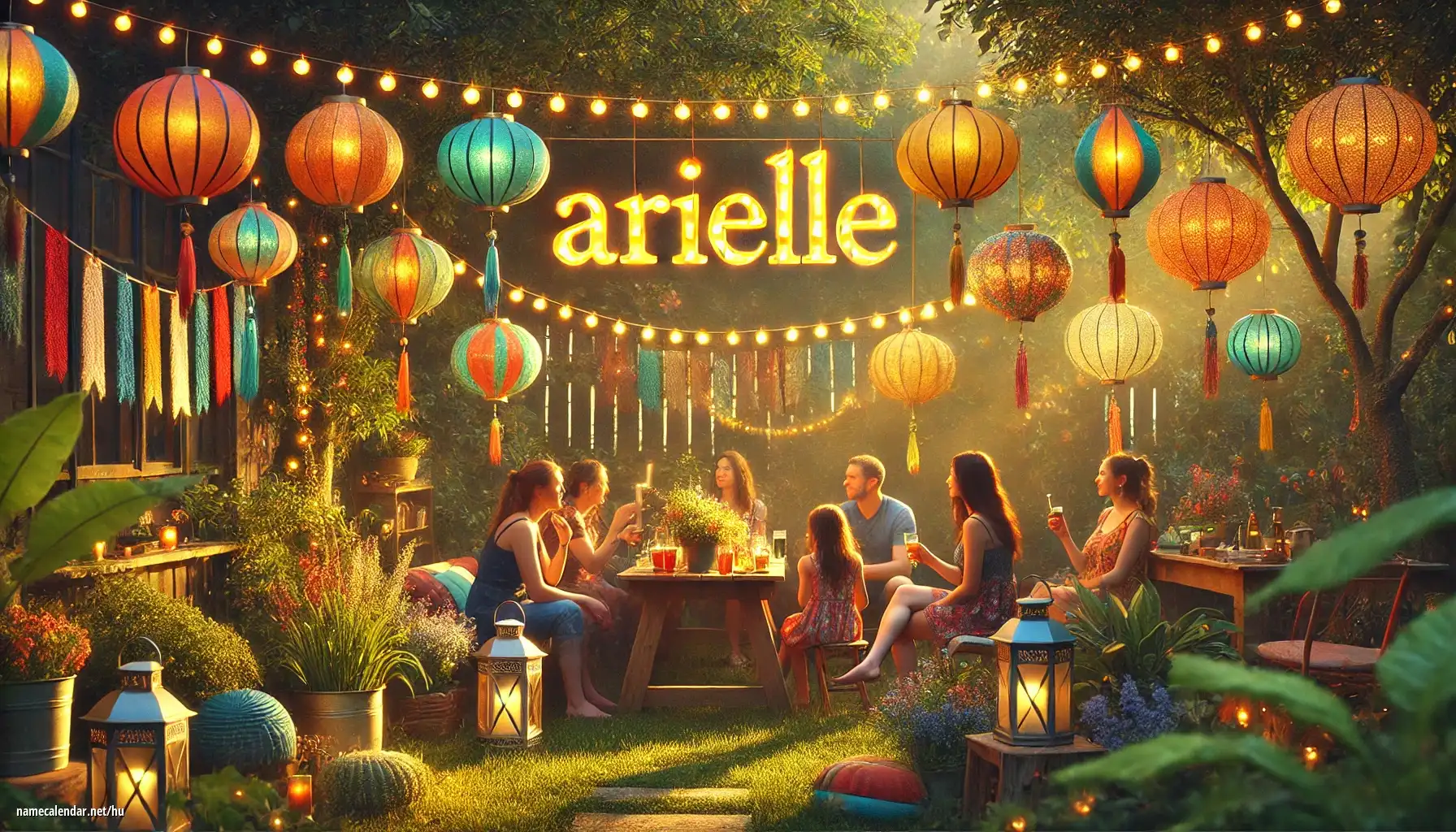 Névnap és név megünneplése - Arielle