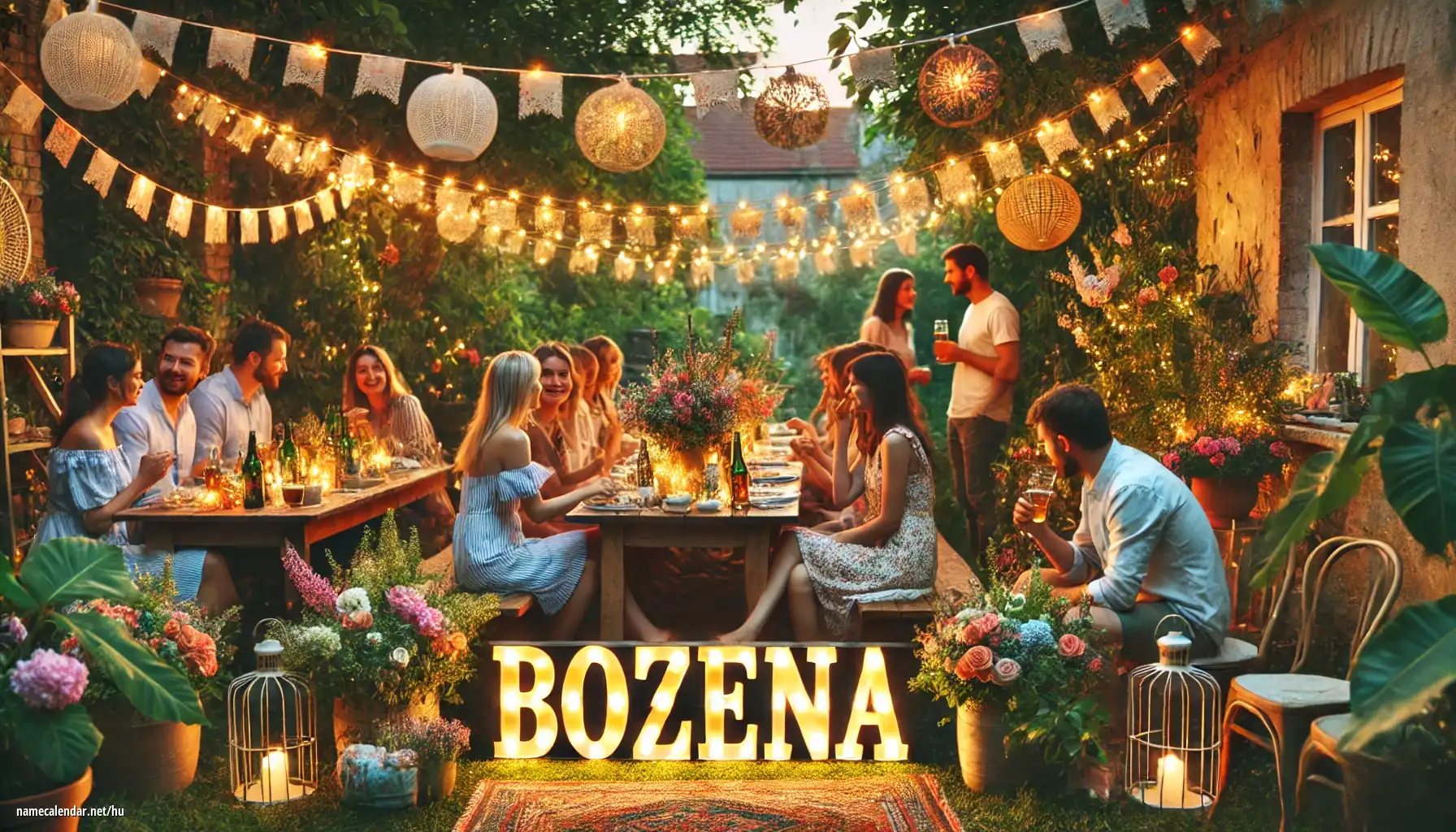 Névnap és név megünneplése - Božena