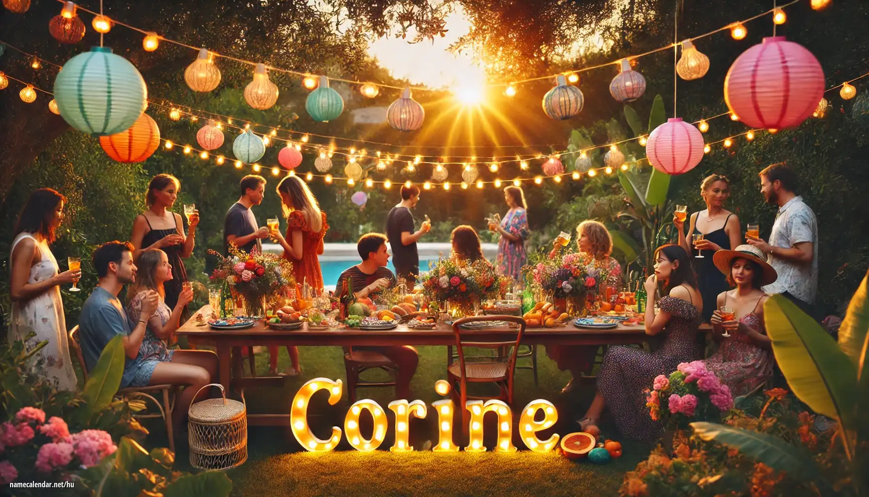 Névnap és név megünneplése - Corine