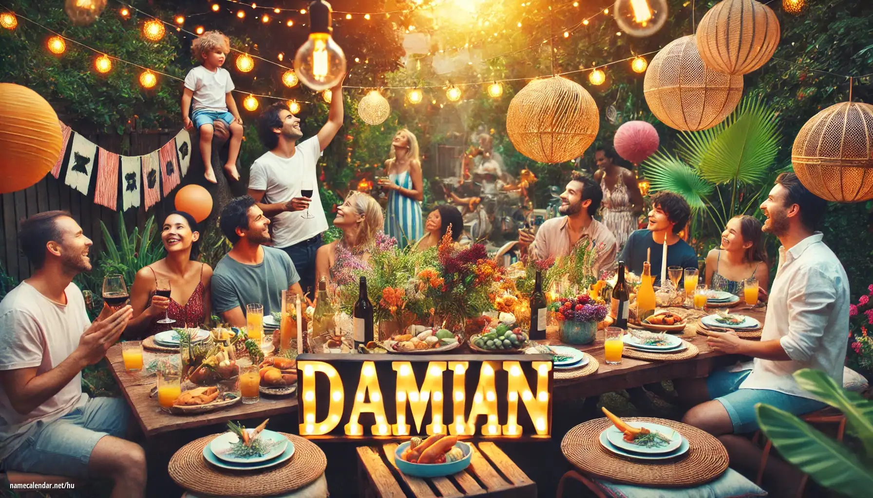 Névnap és név megünneplése - Damian