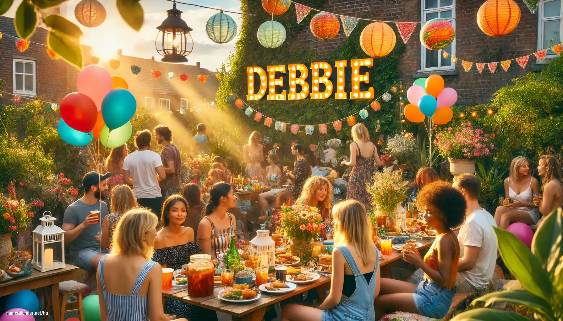 Névnap és név megünneplése - Debbie