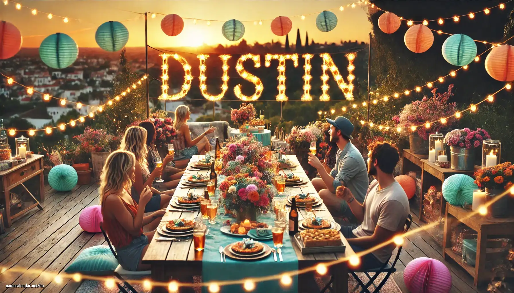 Névnap és név megünneplése - Dustin