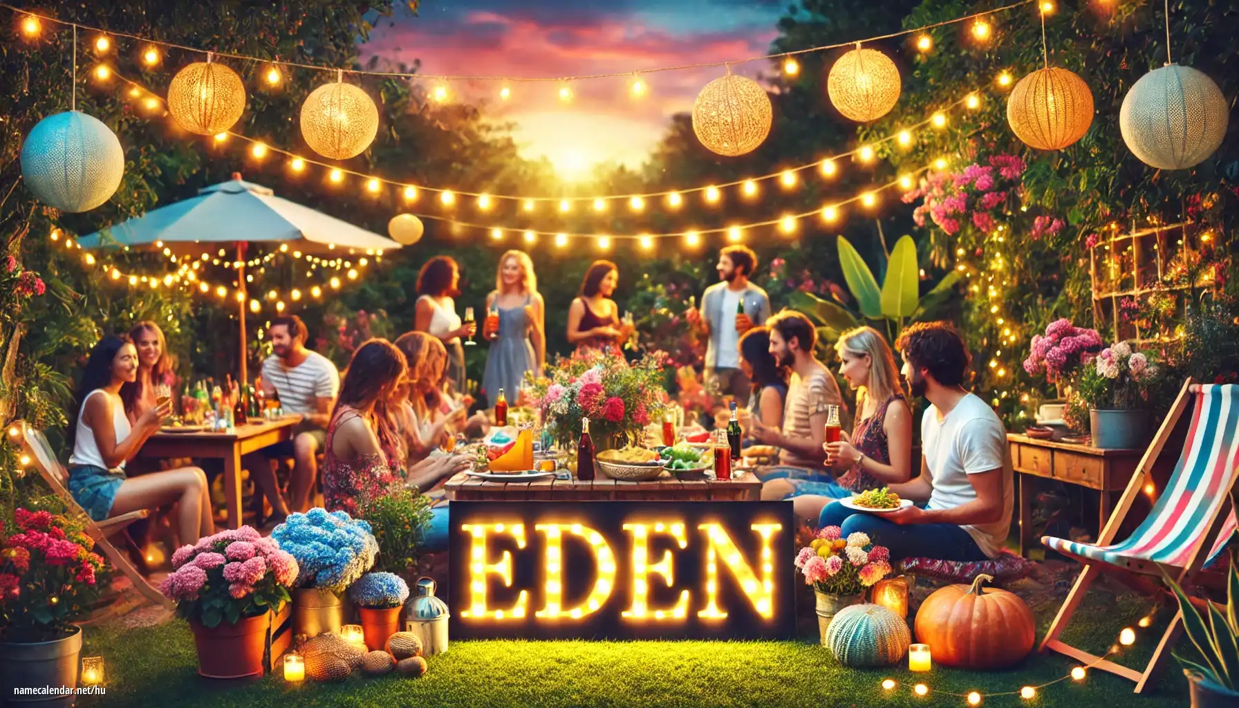 Névnap és név megünneplése - Eden