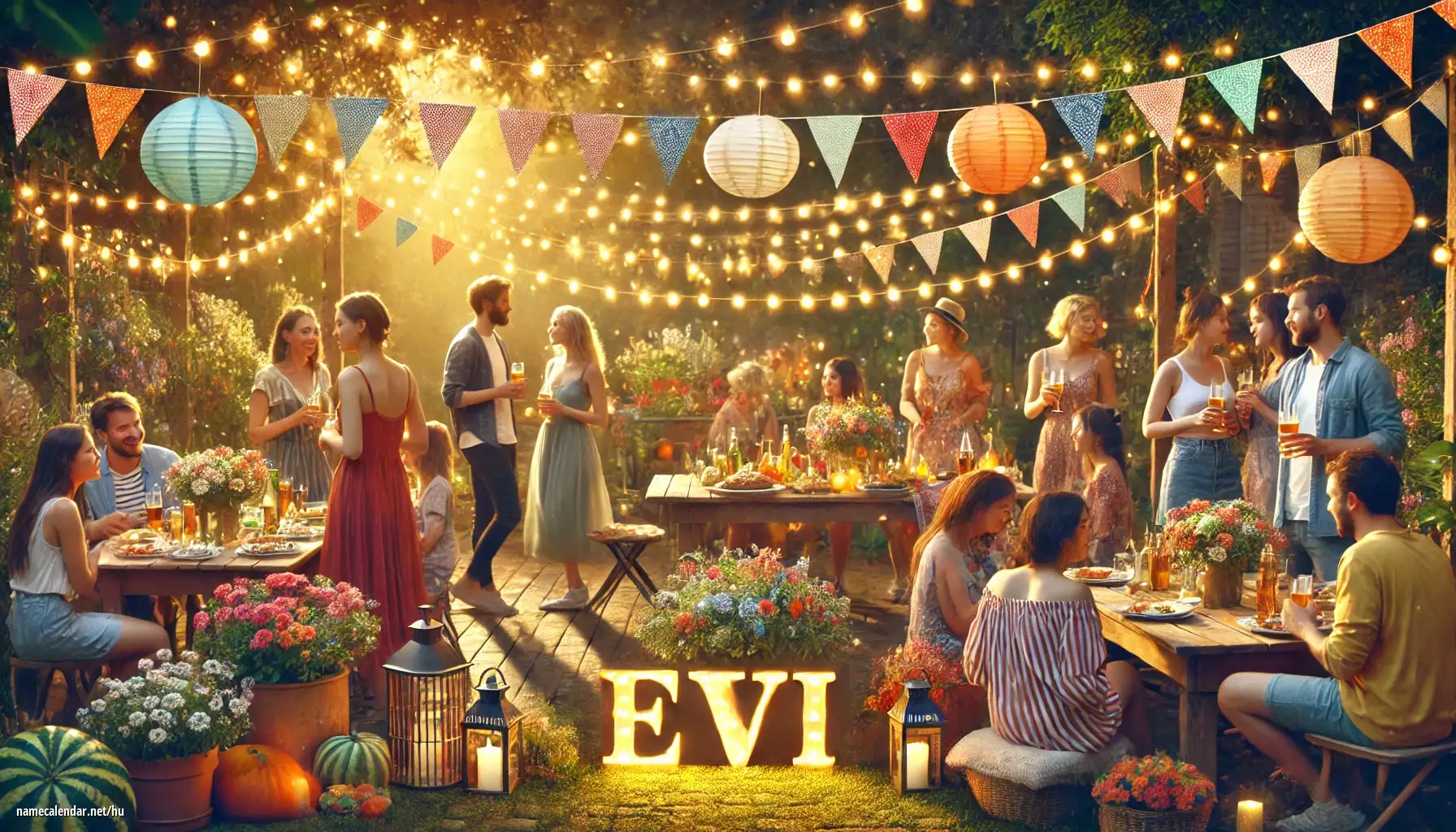 Névnap és név megünneplése - Evi