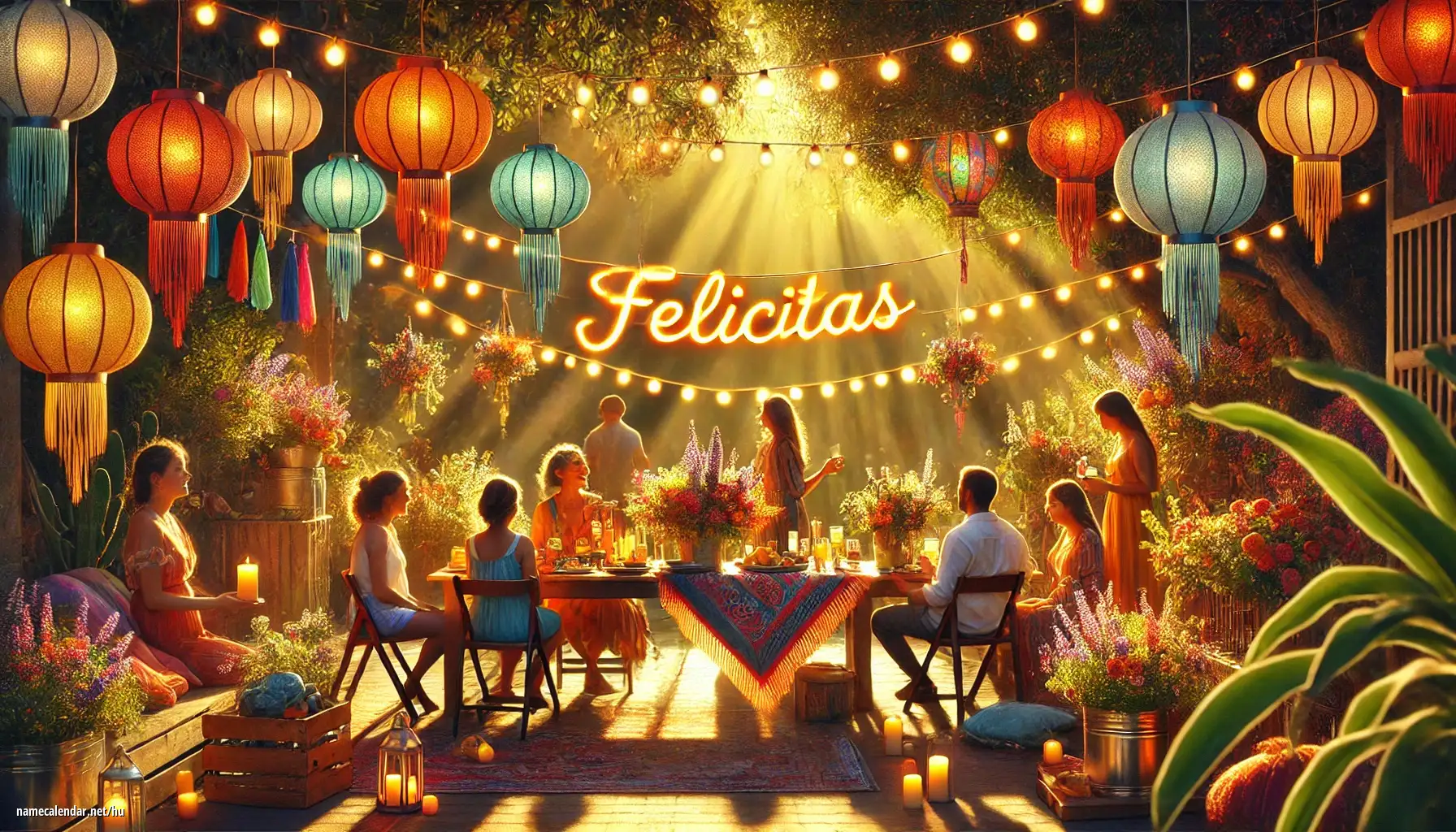 Névnap és név megünneplése - Felicitas