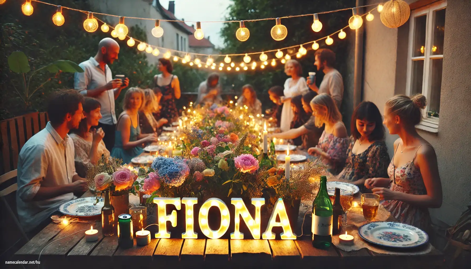 Névnap és név megünneplése - Fiona