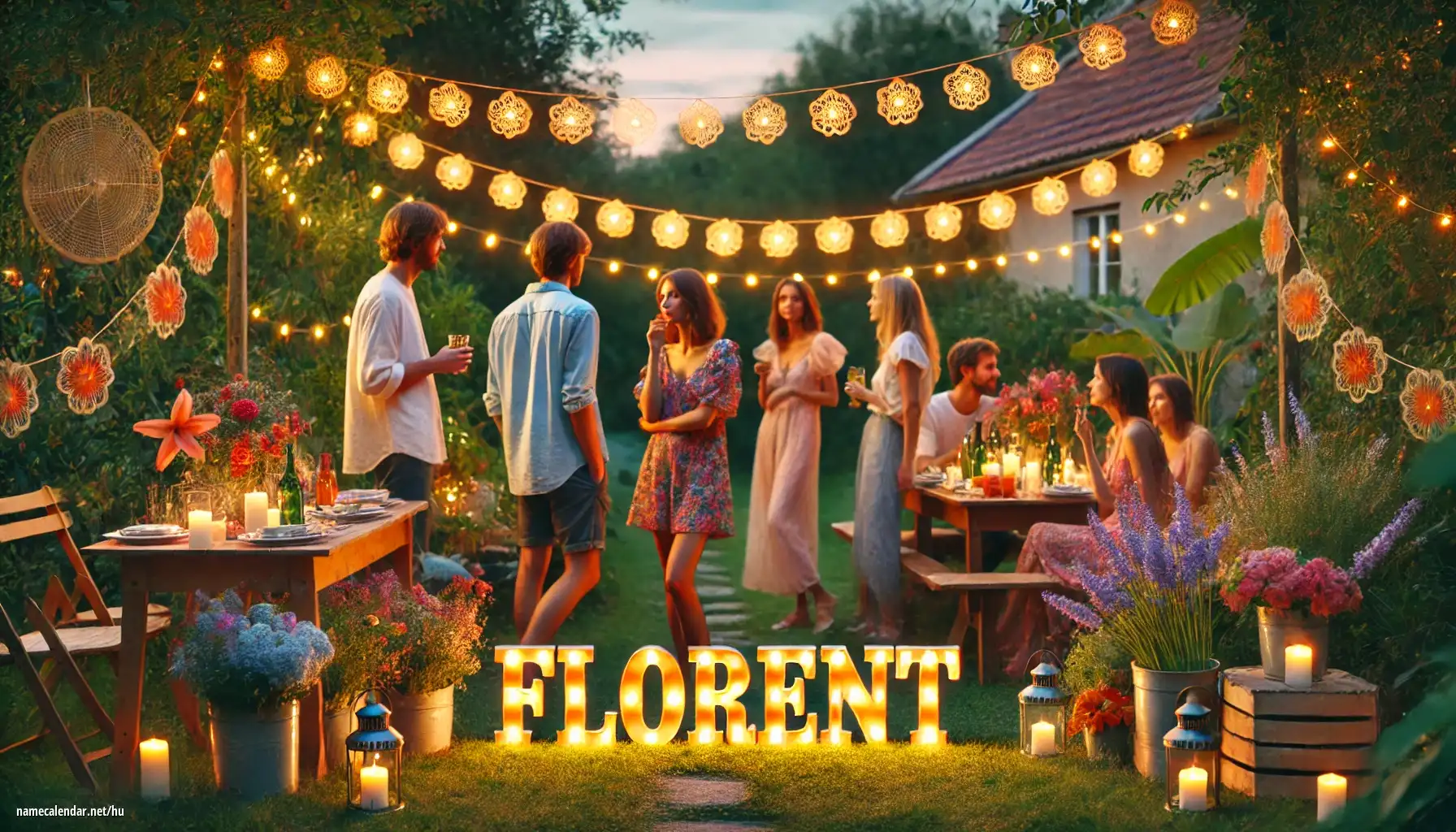 Névnap és név megünneplése - Florent